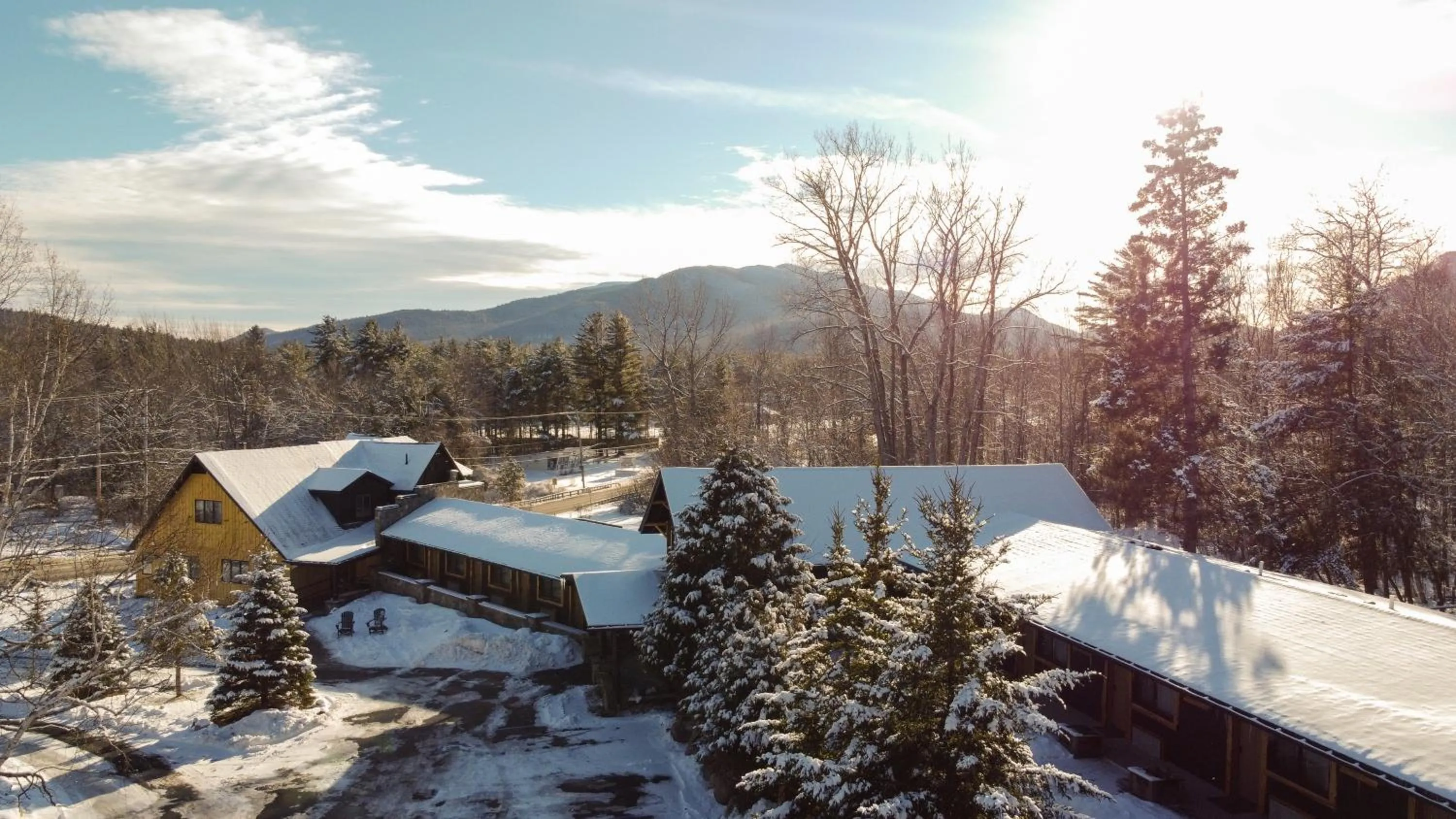 Property building in Adirondack Spruce Lodge