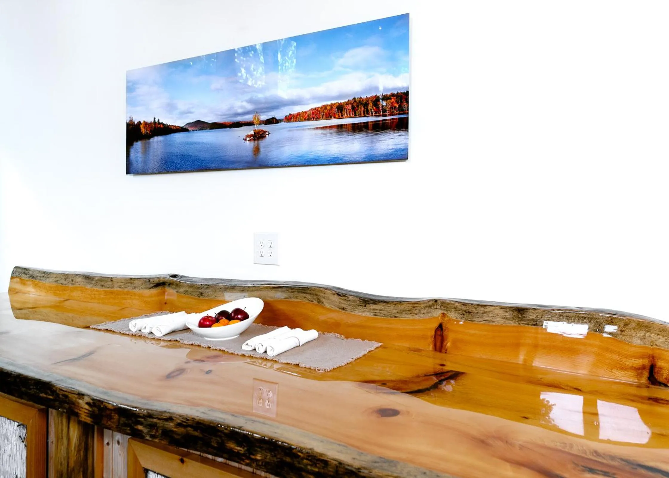 Lobby or reception in Adirondack Spruce Lodge