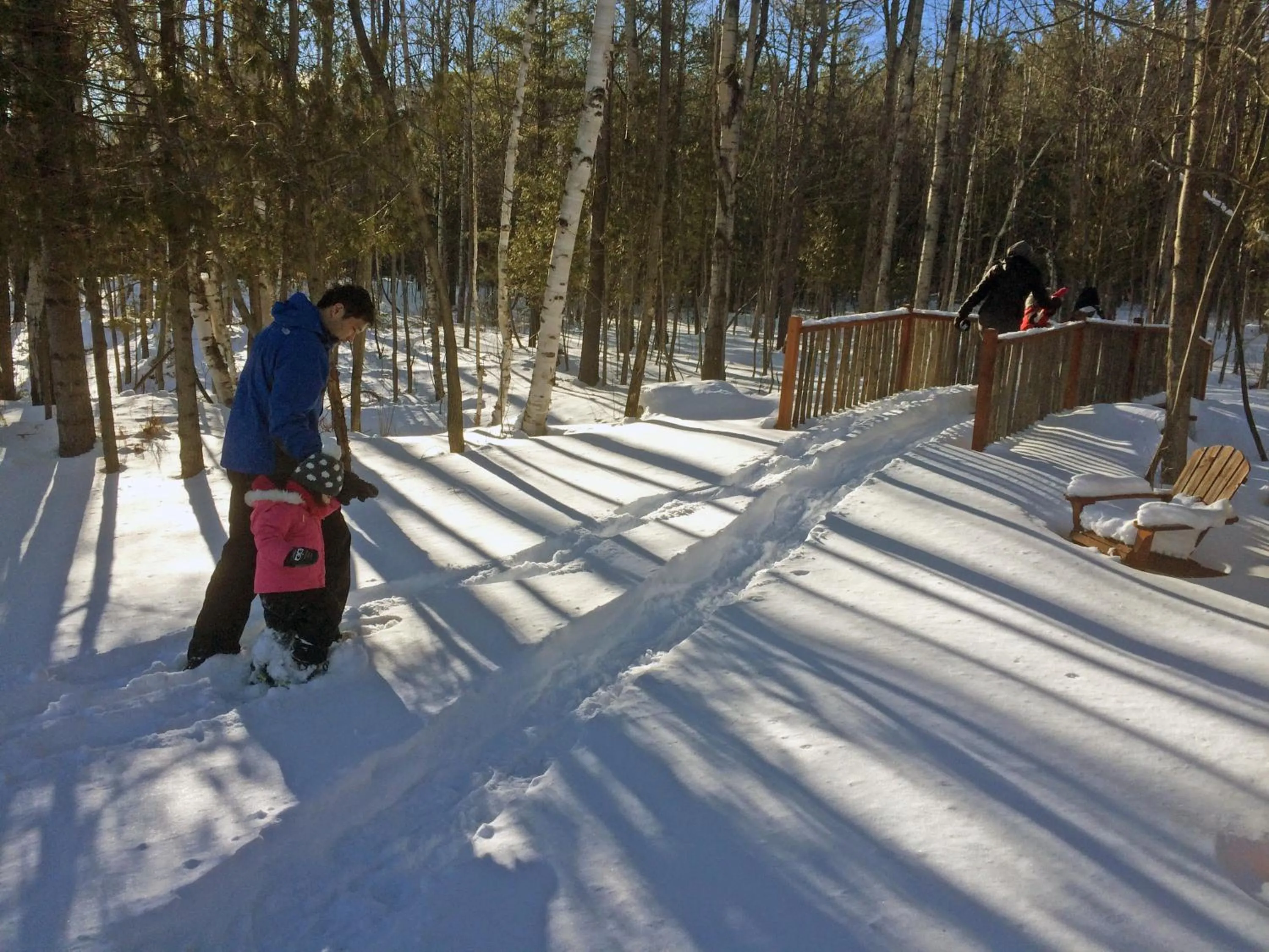 Children play ground in Adirondack Spruce Lodge
