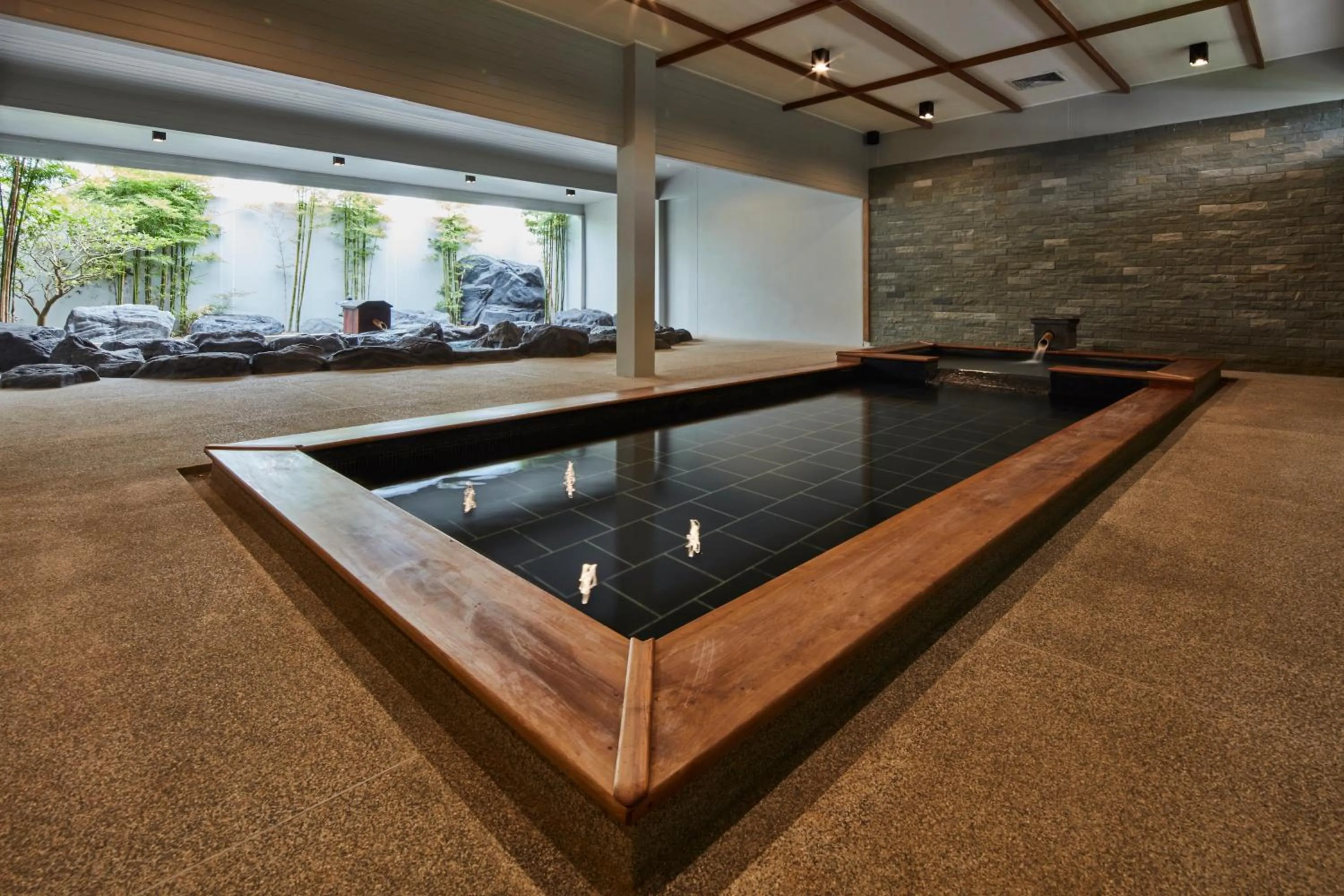 Hot Spring Bath in Serenity Hotel and Spa Kabinburi