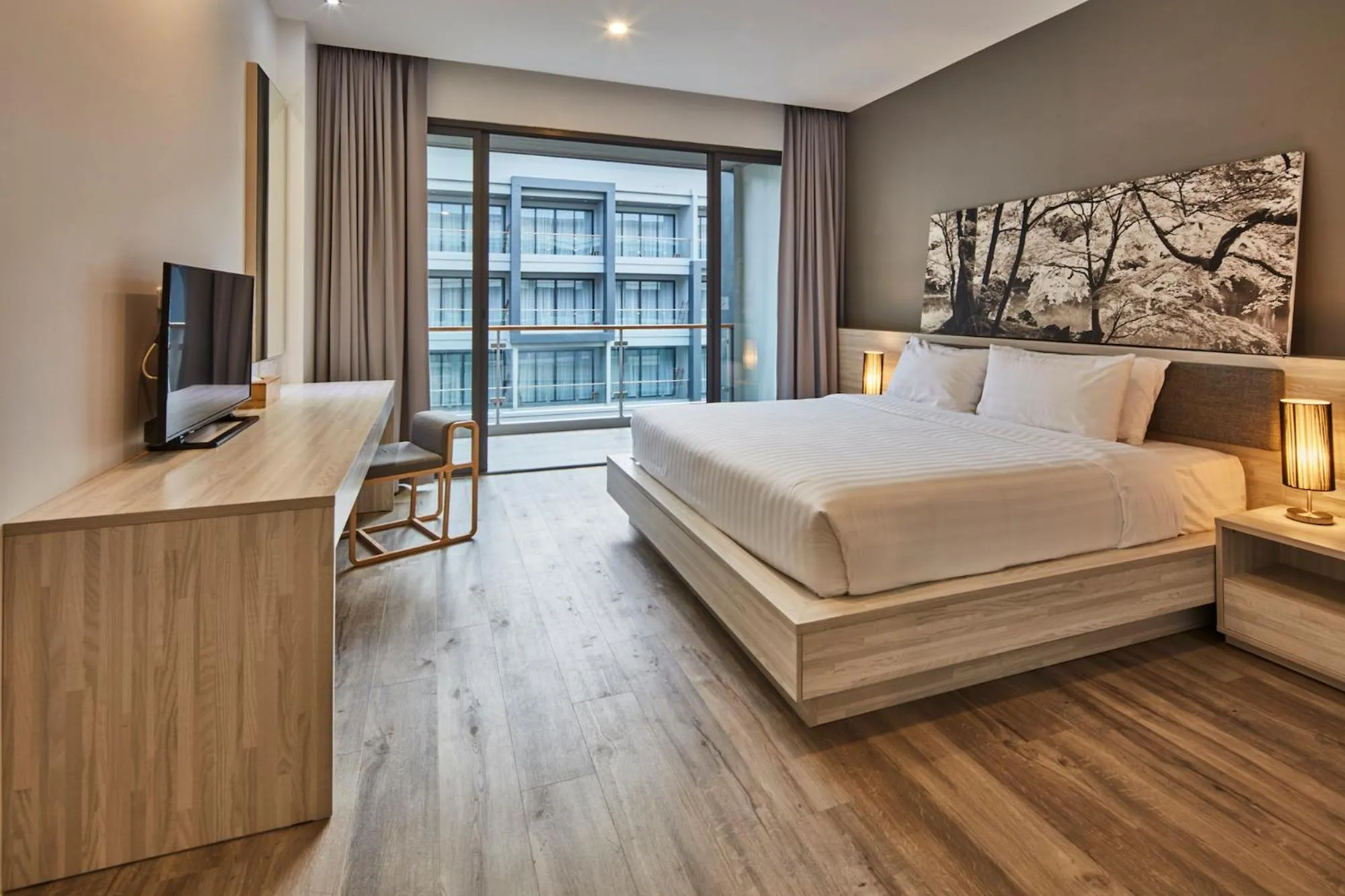 Photo of the whole room, Bed in Serenity Hotel and Spa Kabinburi