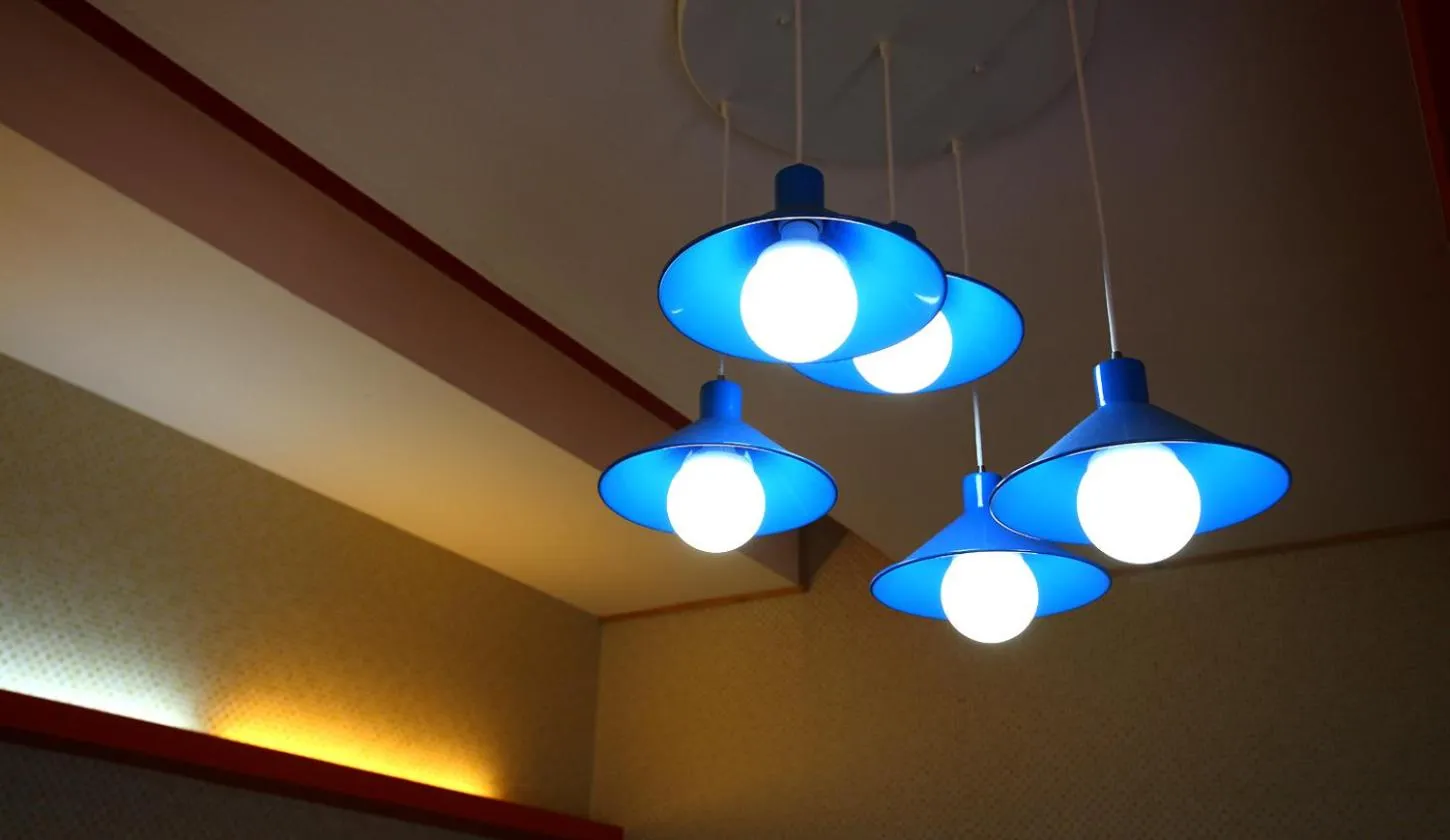 Decorative detail in Bluesean Pension