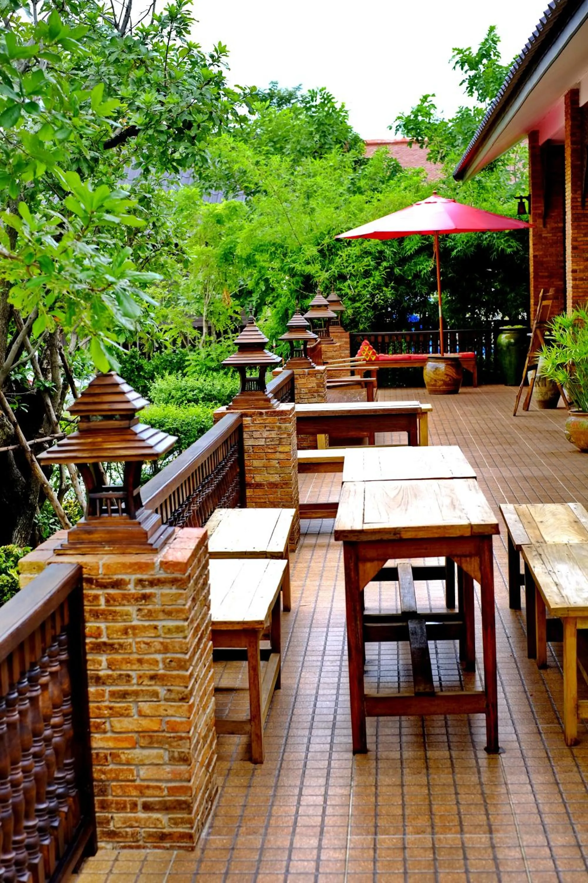 Decorative detail in Sawasdee Sukhothai Resort