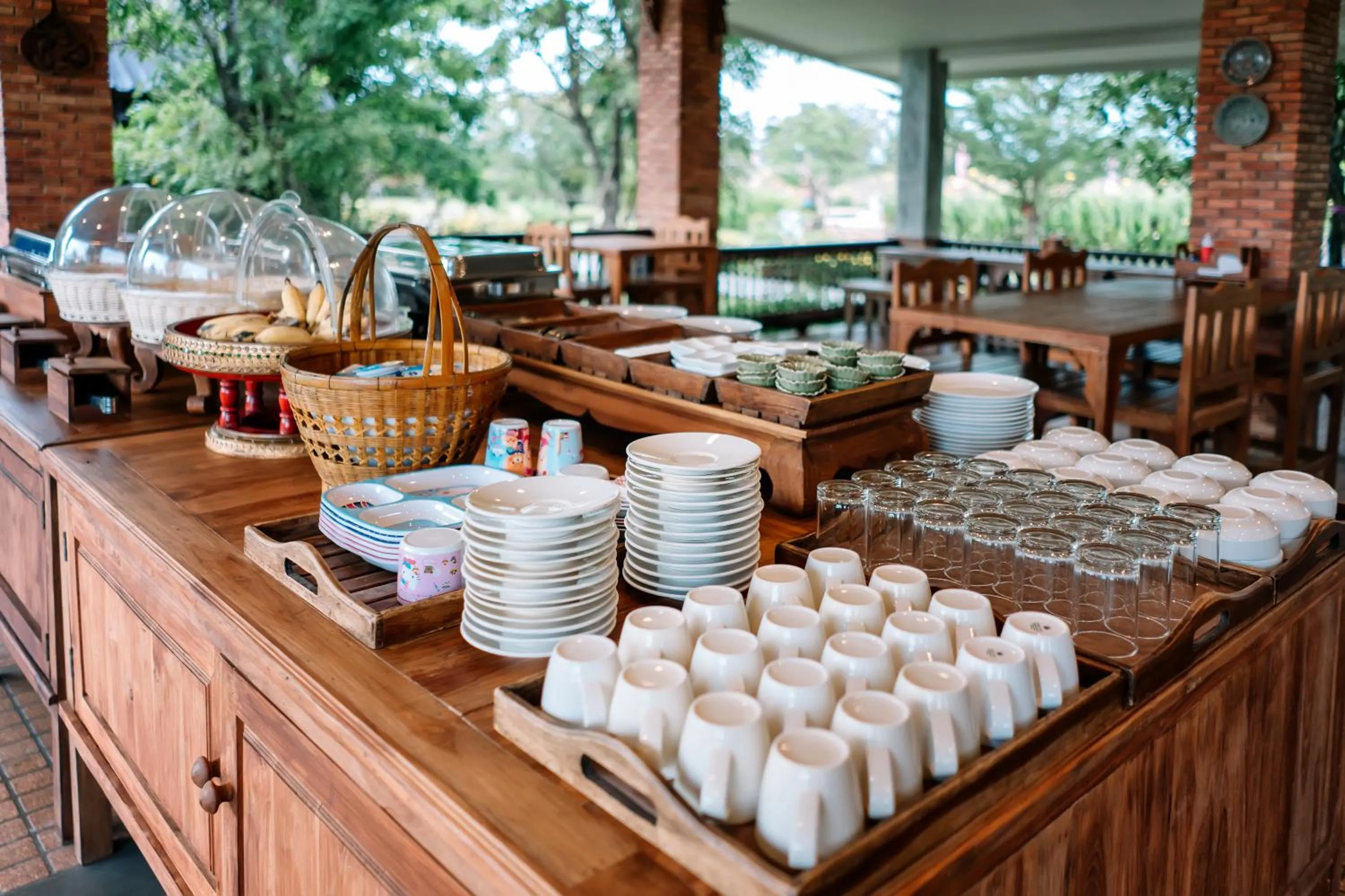 Breakfast in Sawasdee Sukhothai Resort