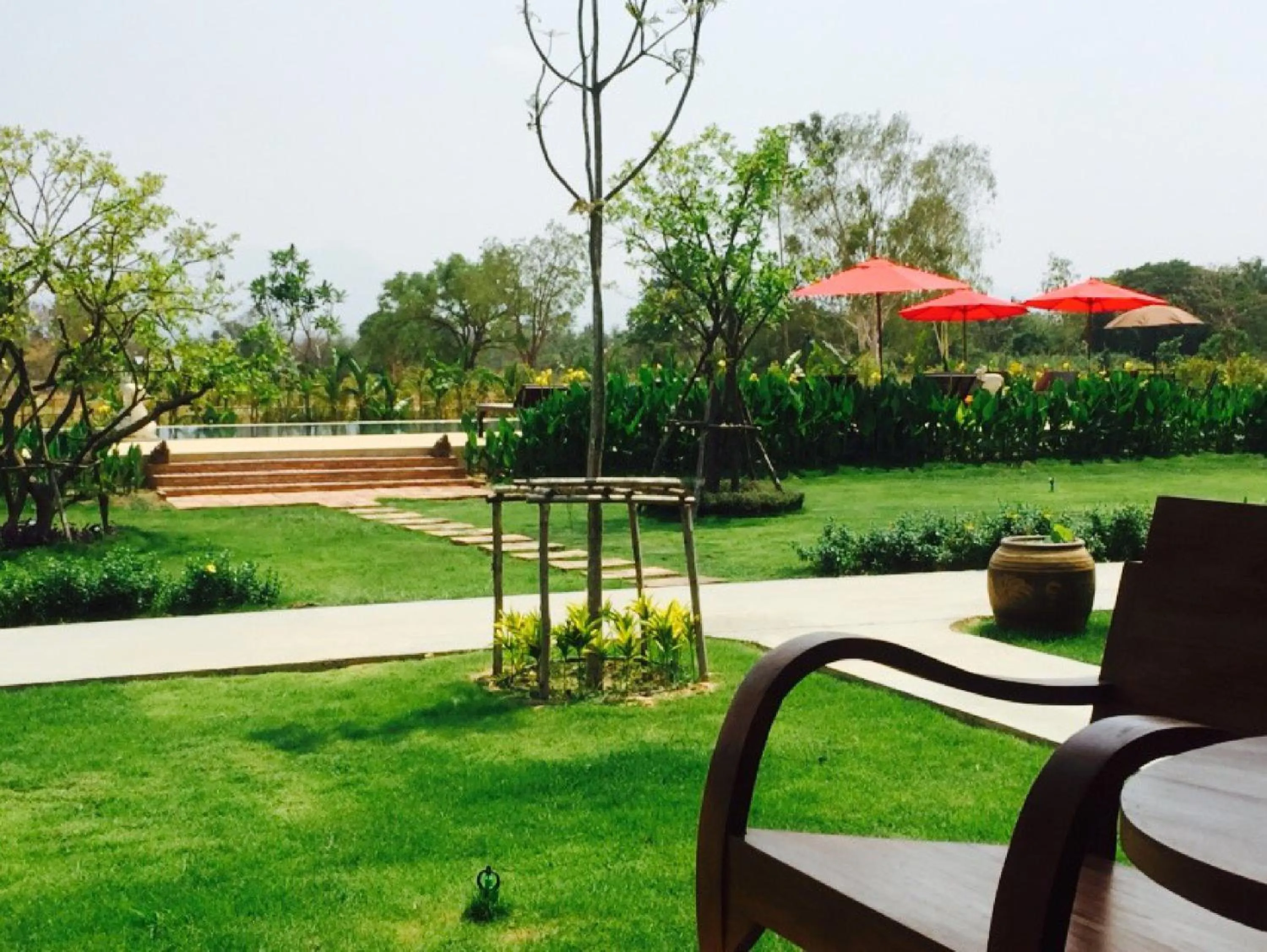 Pool view in Sawasdee Sukhothai Resort