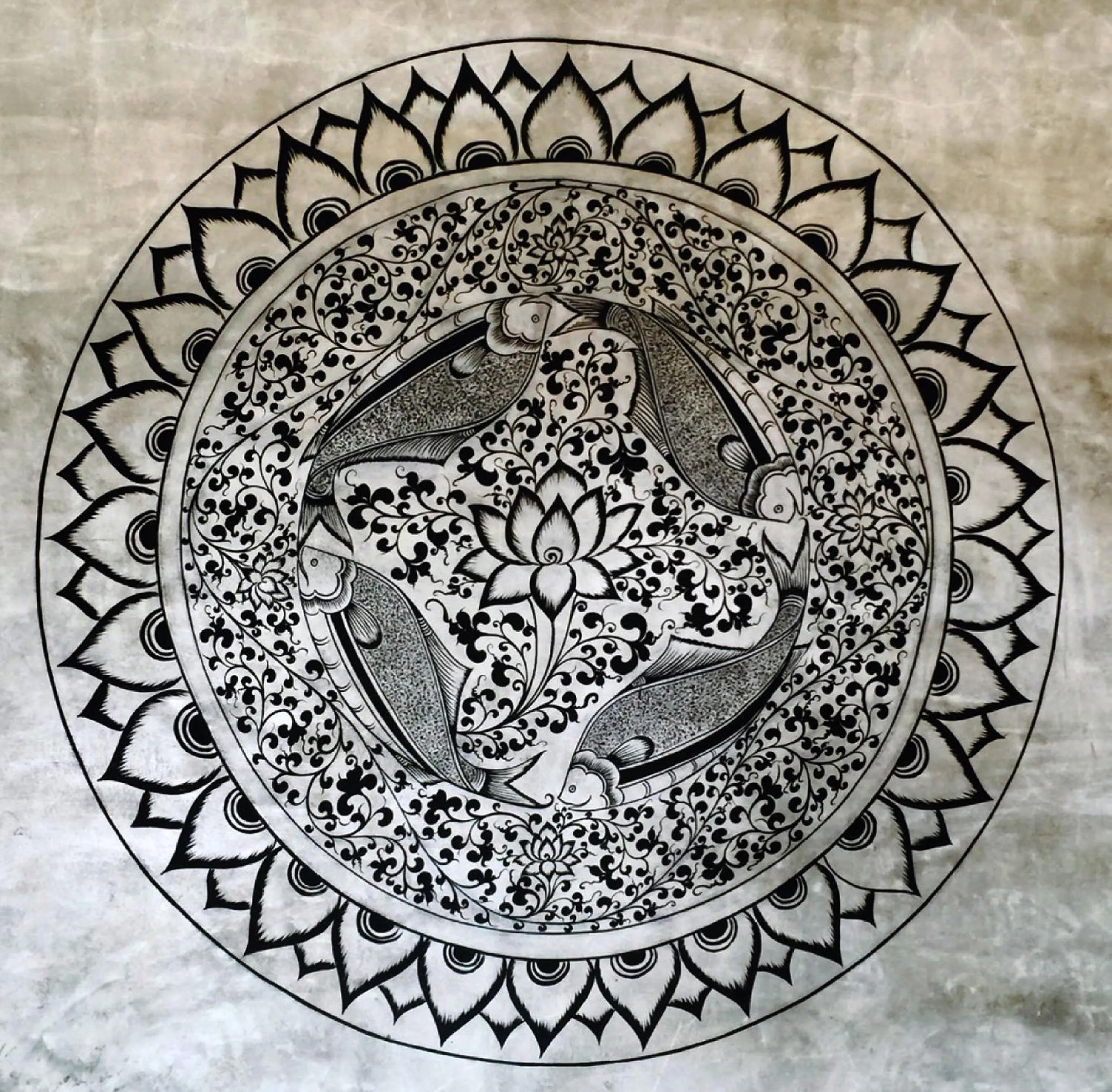 Decorative detail in Sawasdee Sukhothai Resort