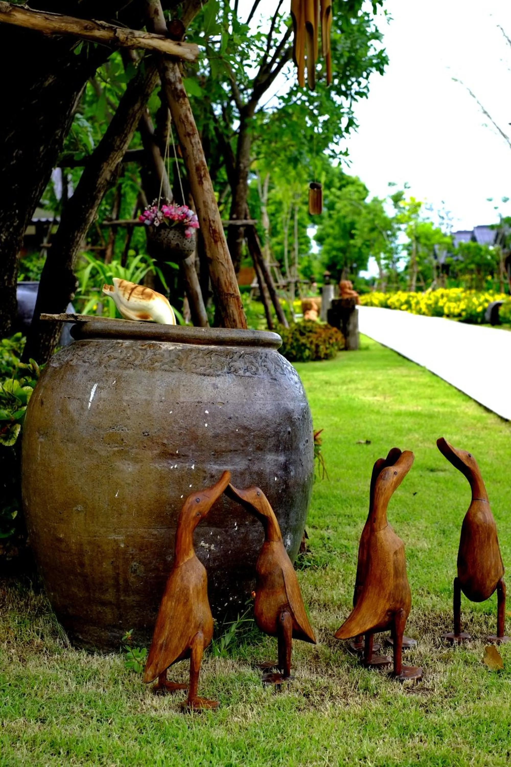 Decorative detail in Sawasdee Sukhothai Resort