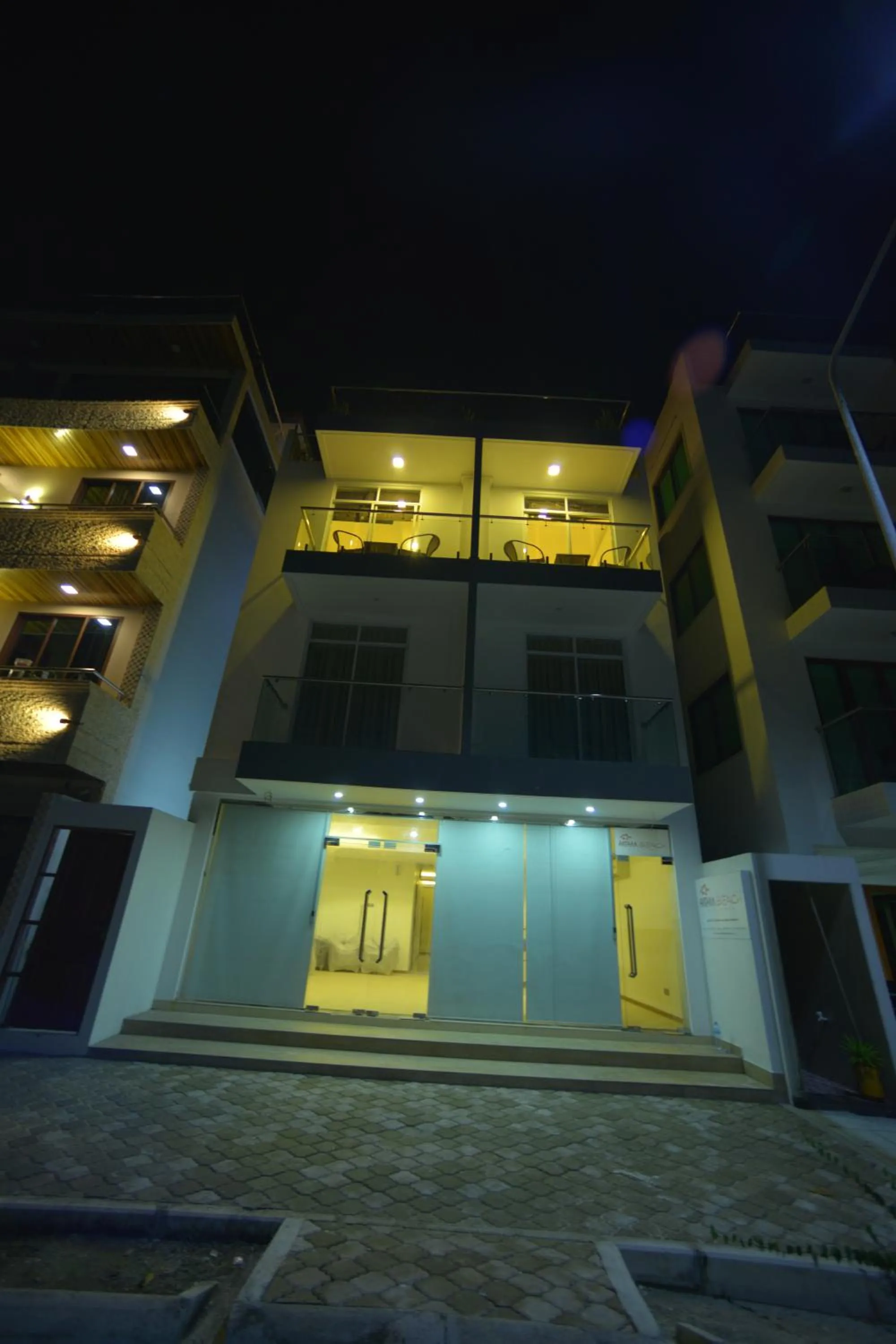 Street view in Hathaa Beach Maldives