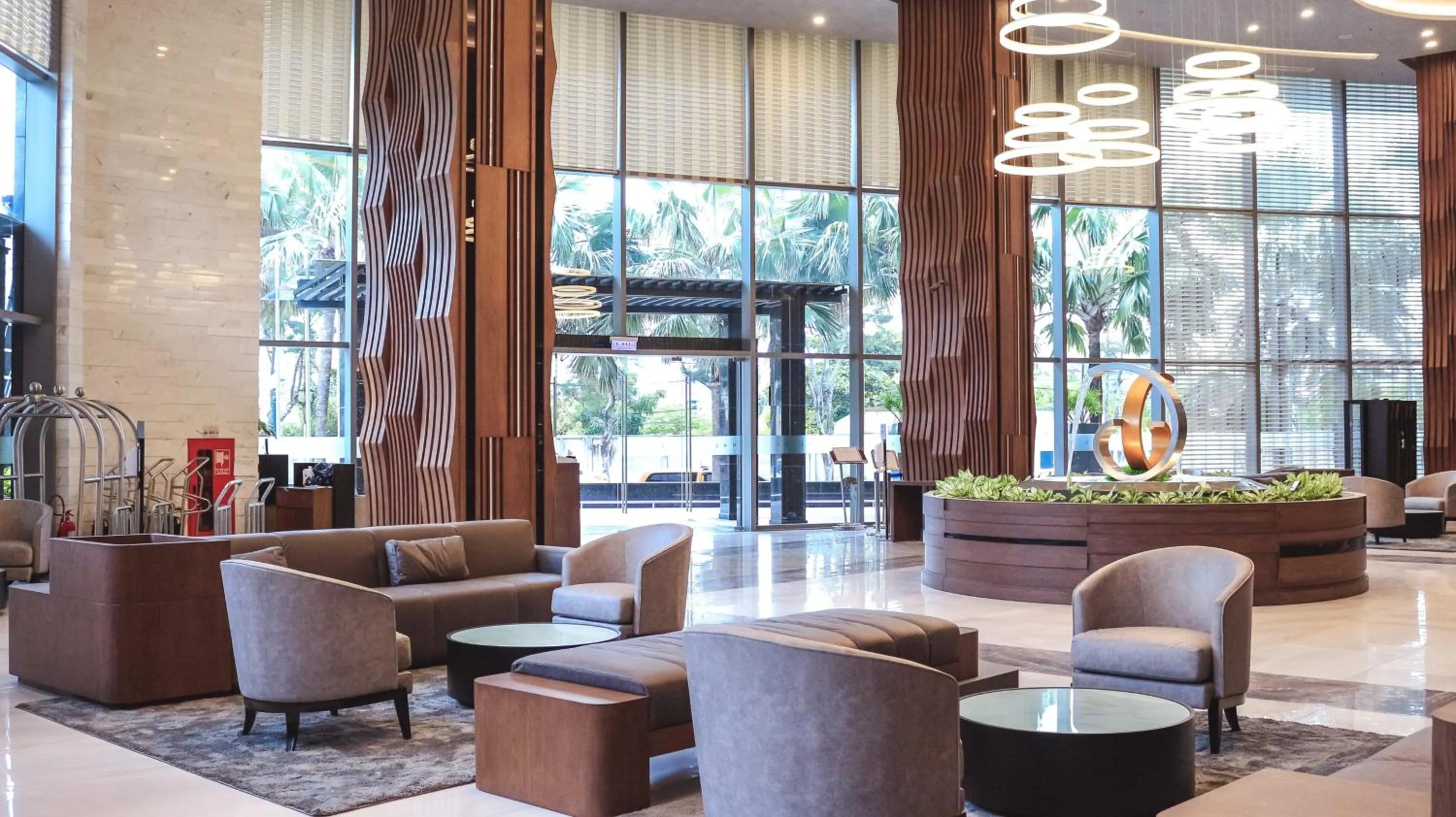 Lobby or reception in The Malibu Hotel