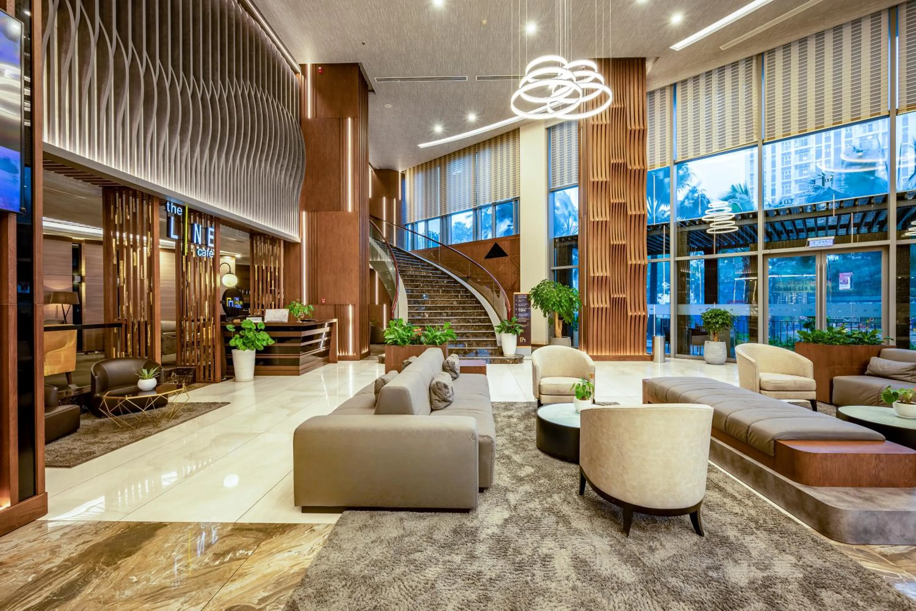 Lobby or reception in The Malibu Hotel