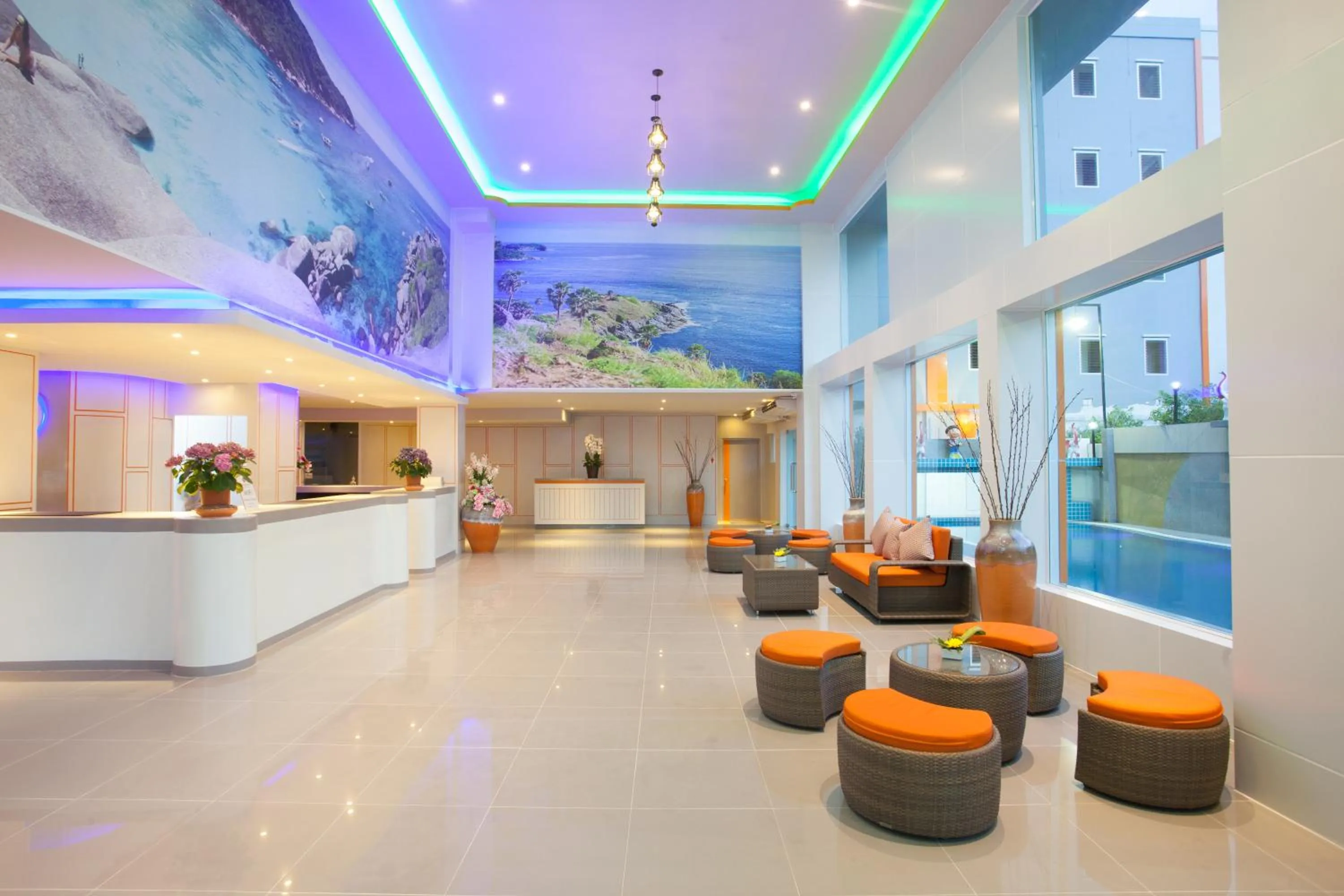 Lobby or reception in Chabana Kamala Hotel