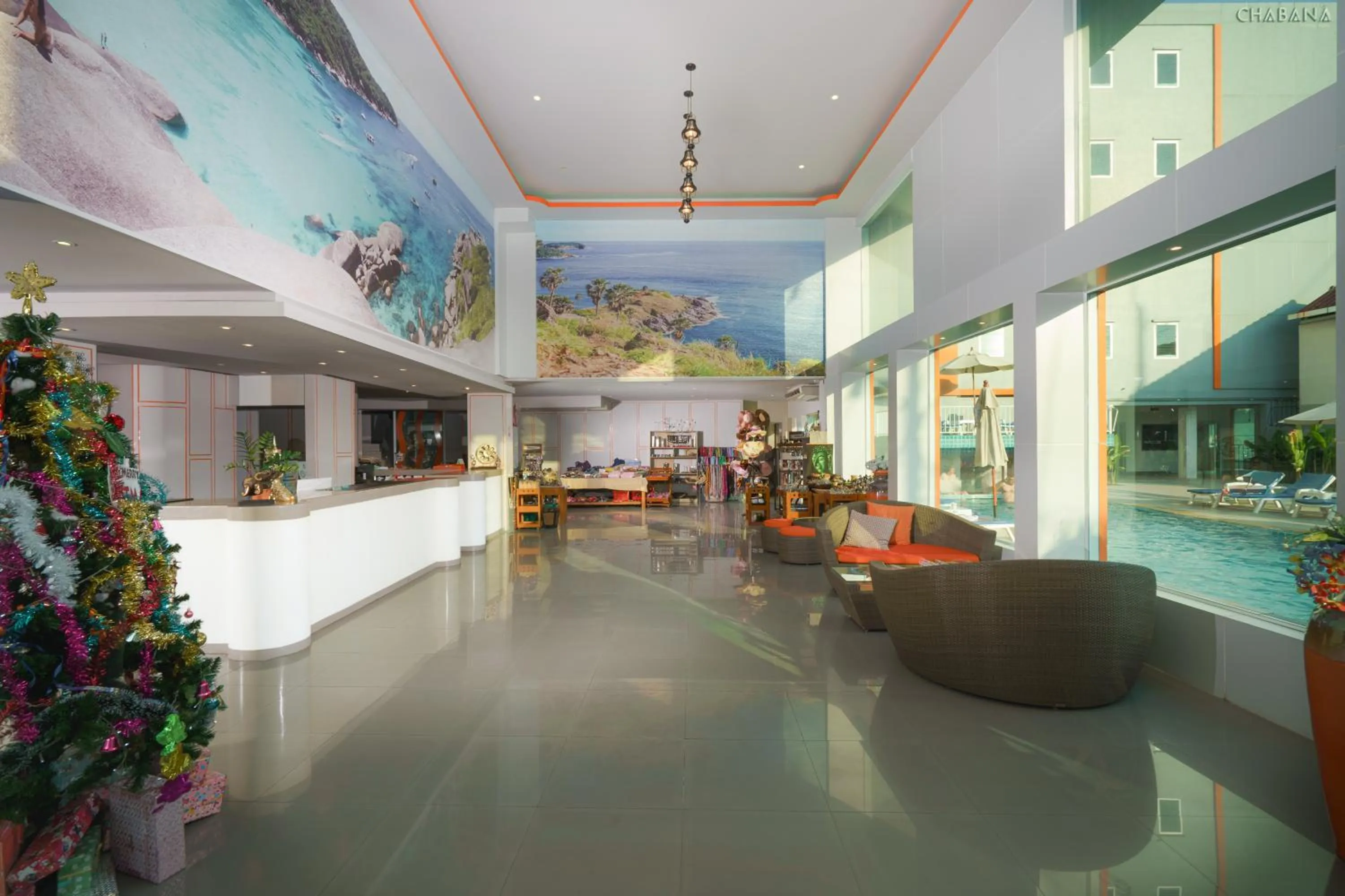 Lobby or reception in Chabana Kamala Hotel