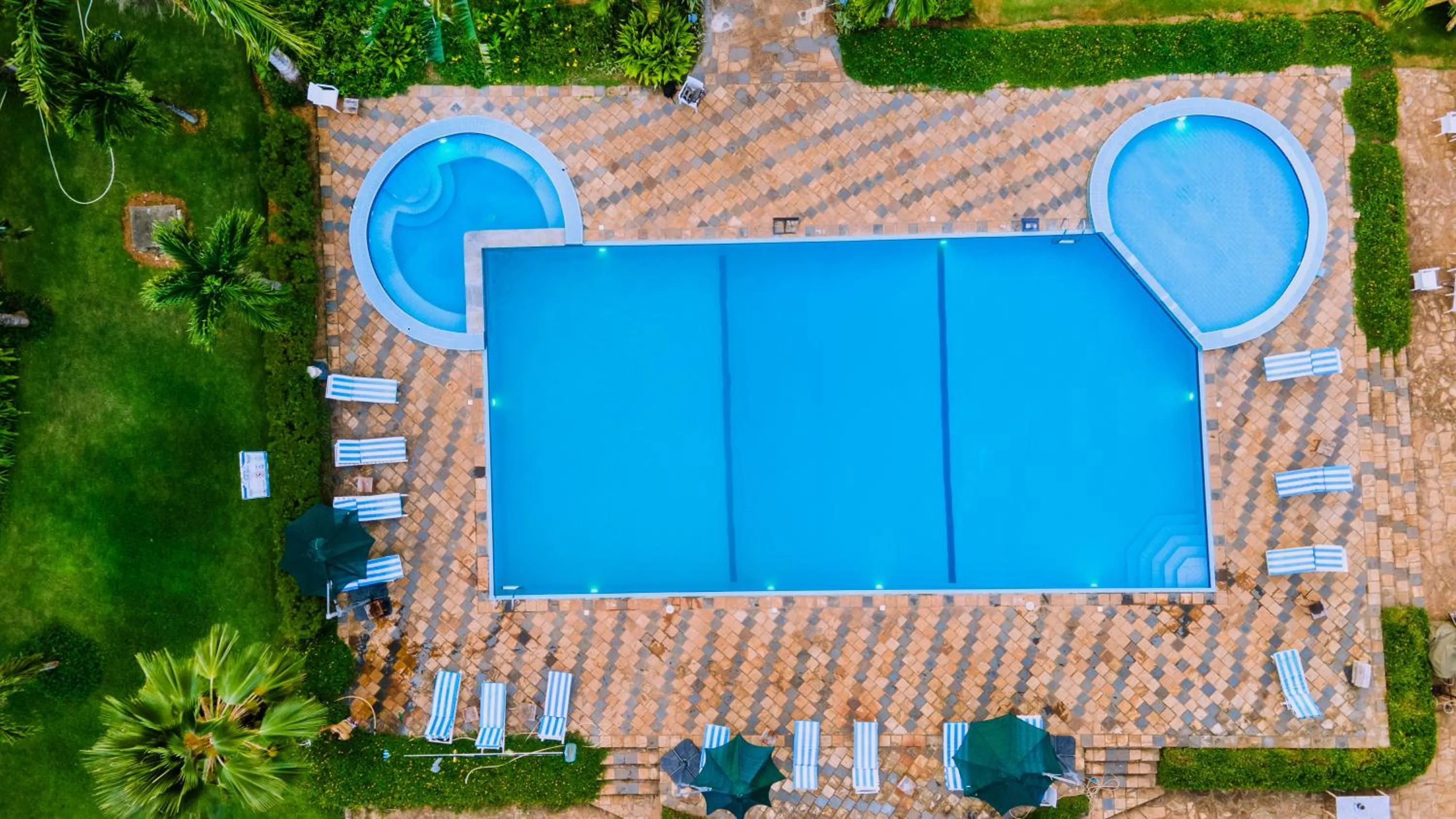 Pool view in Tanga Beach Resort & Spa