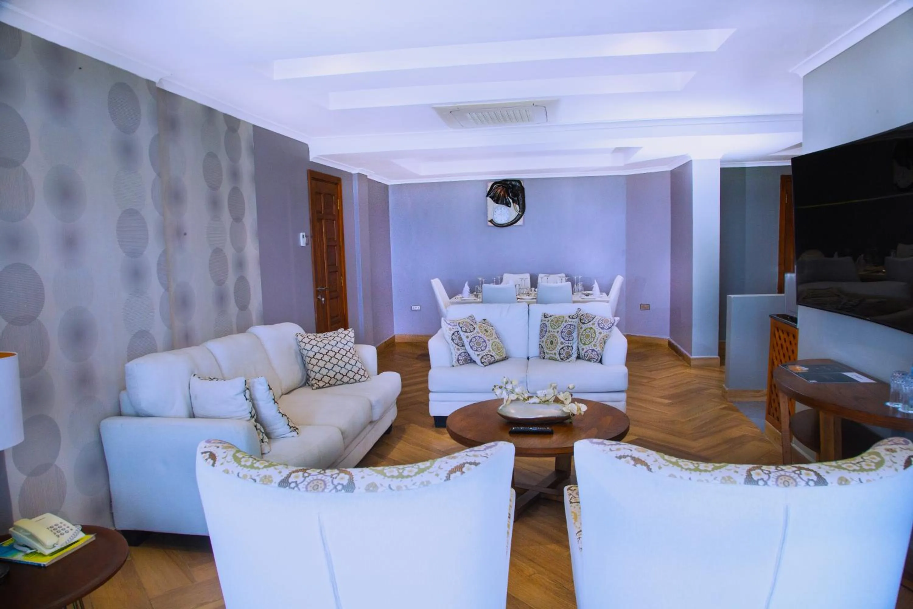 Living room in Tanga Beach Resort & Spa