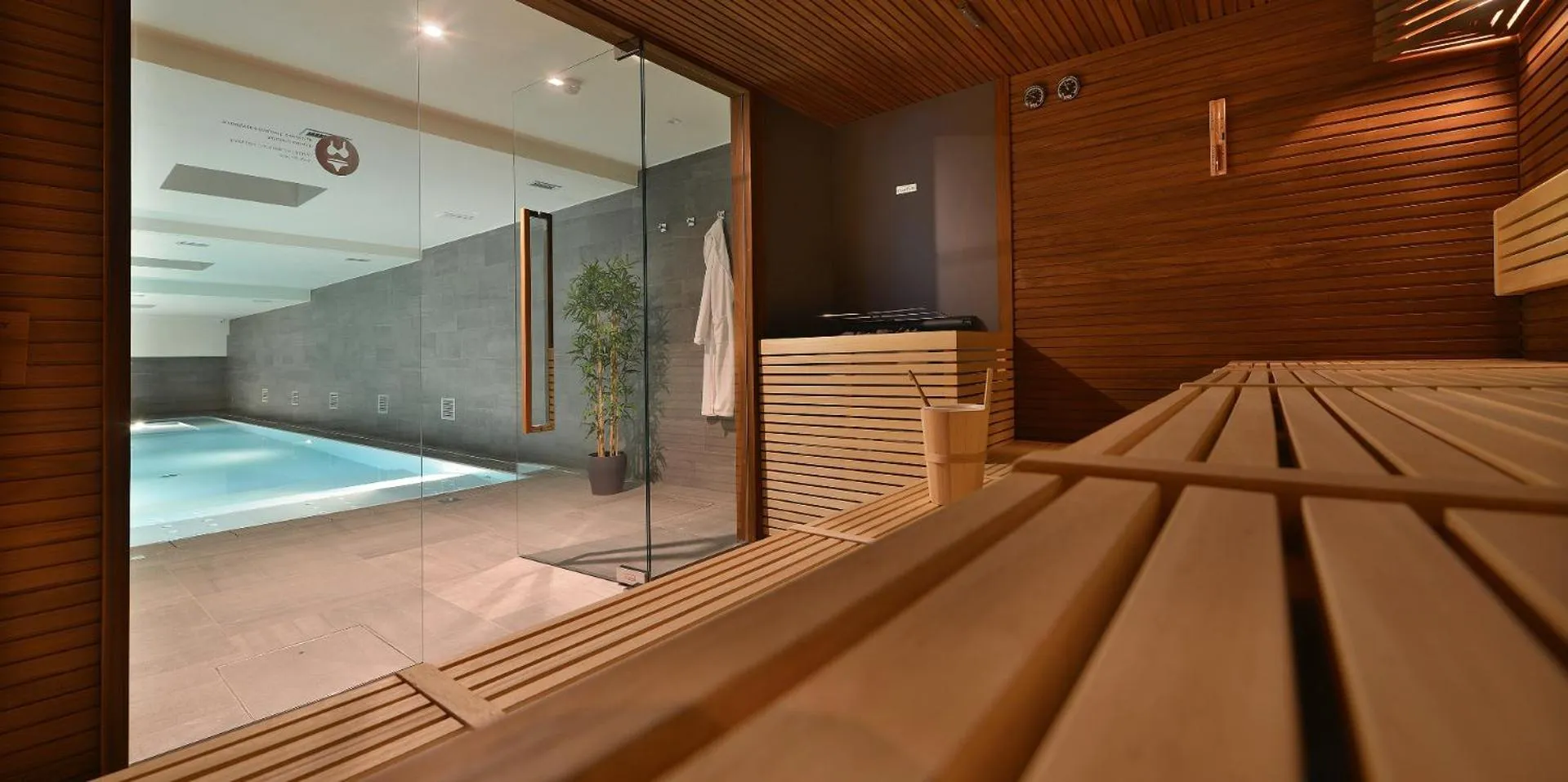 Sauna in Hotel Sporting Family Hospitality