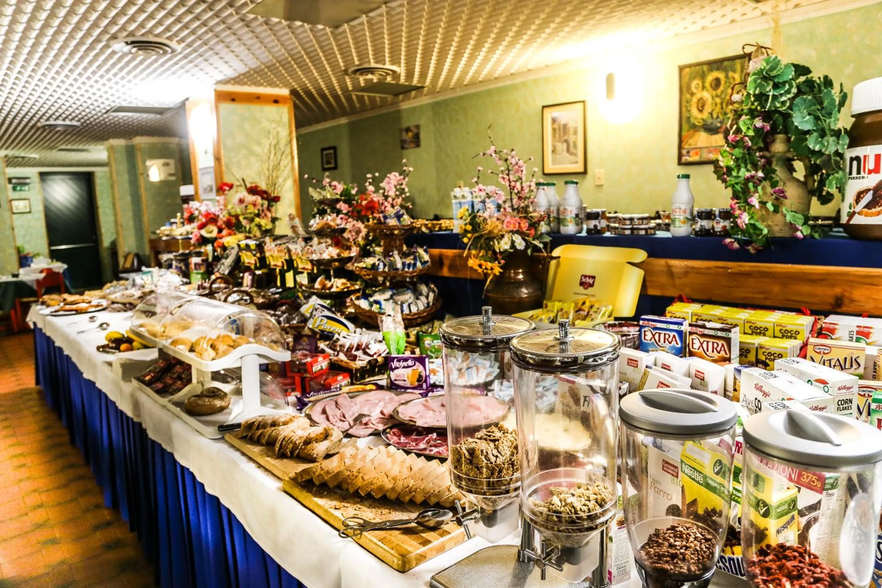 Buffet breakfast in Hotel Cristallo