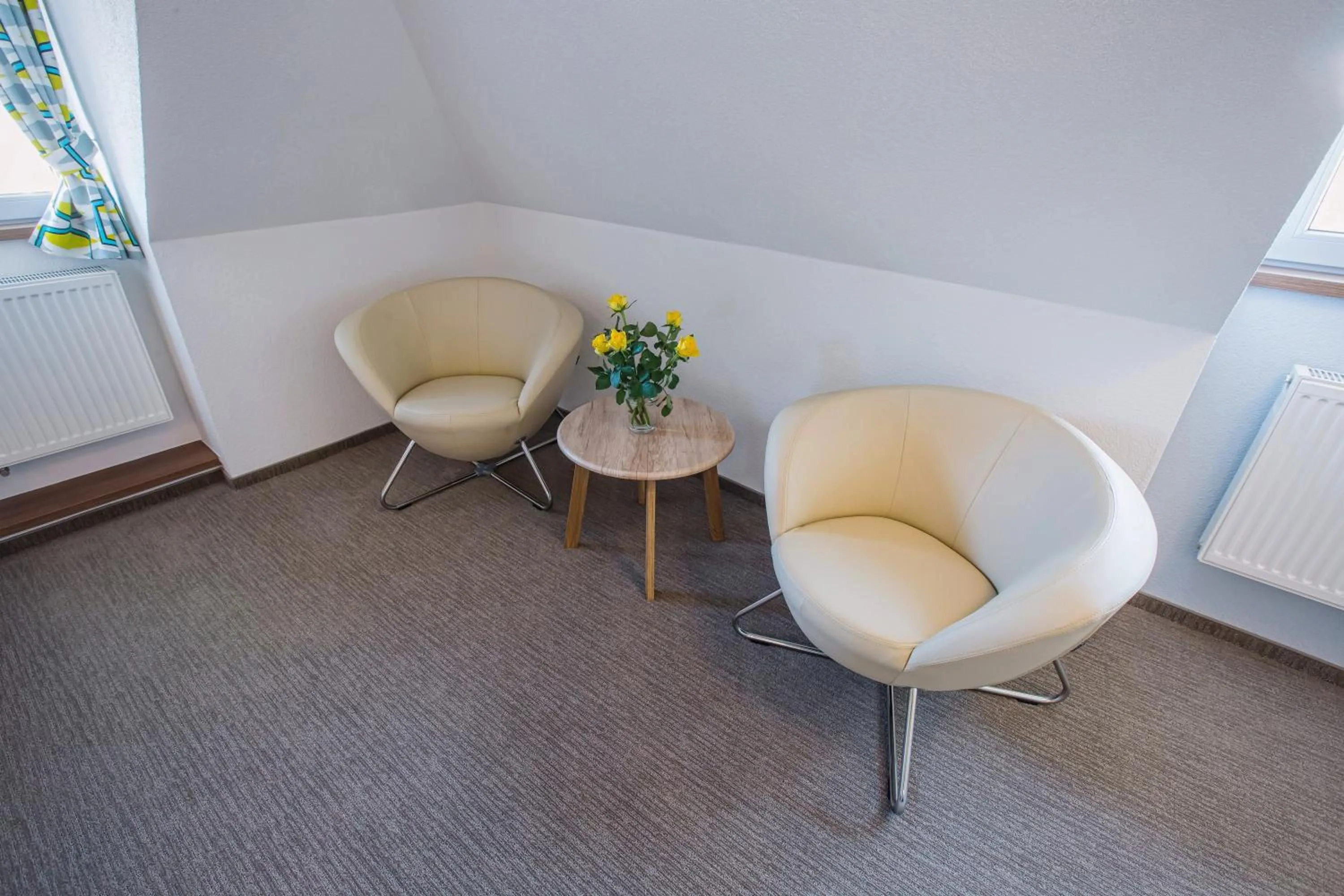 Seating area in Hotel Na Šustně