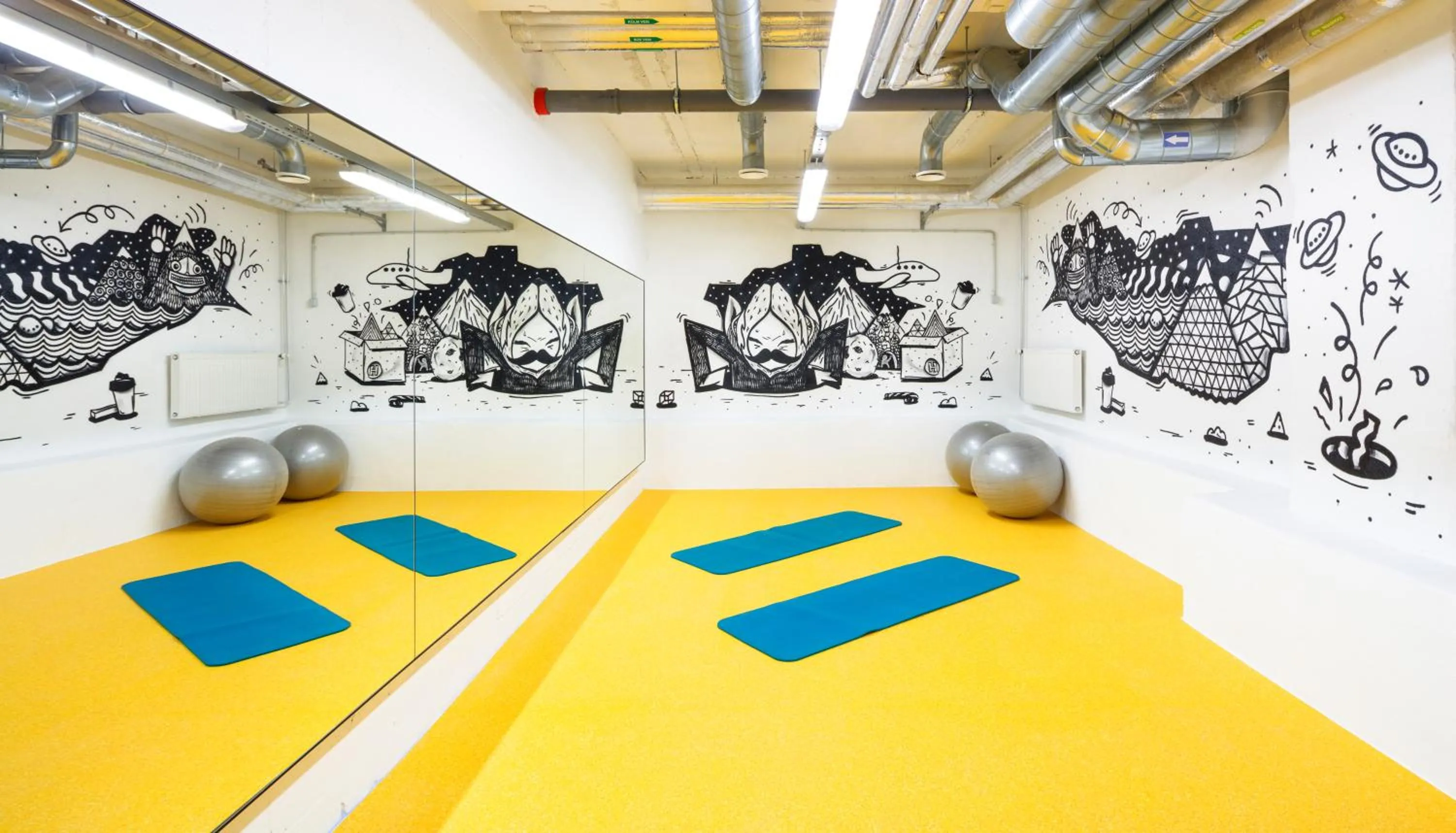 Fitness centre/facilities, Bed in Hektor Design Hostel