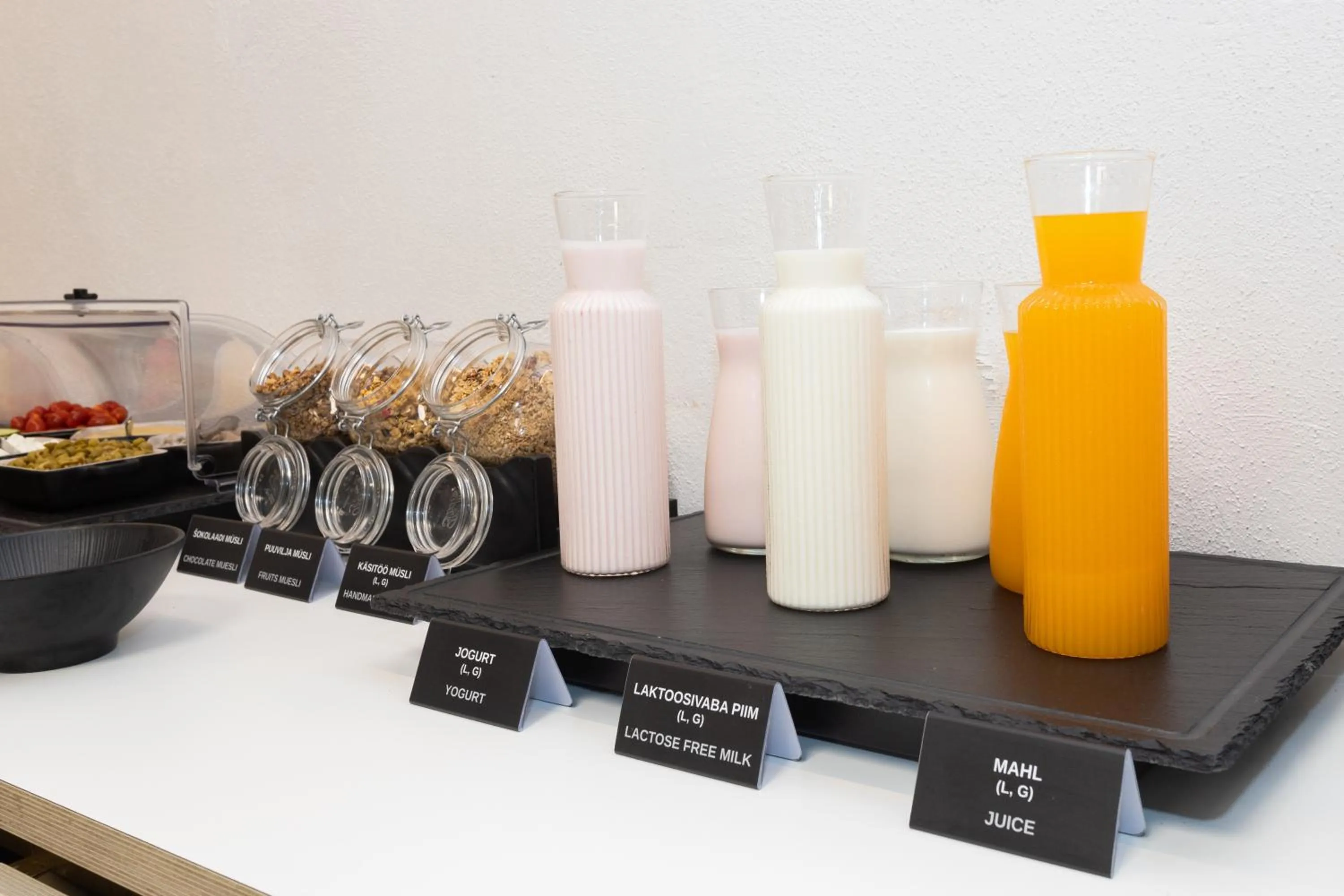 Food and drinks in Hektor Design Hostel