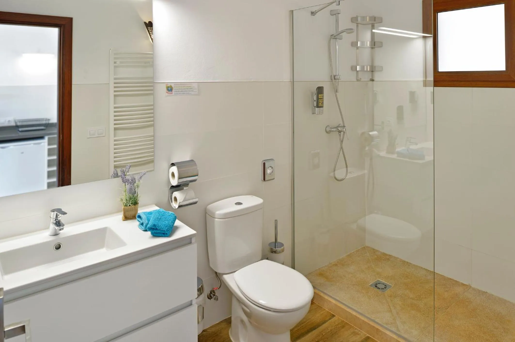 Shower in Agroturismo Fincahotel Son Pou