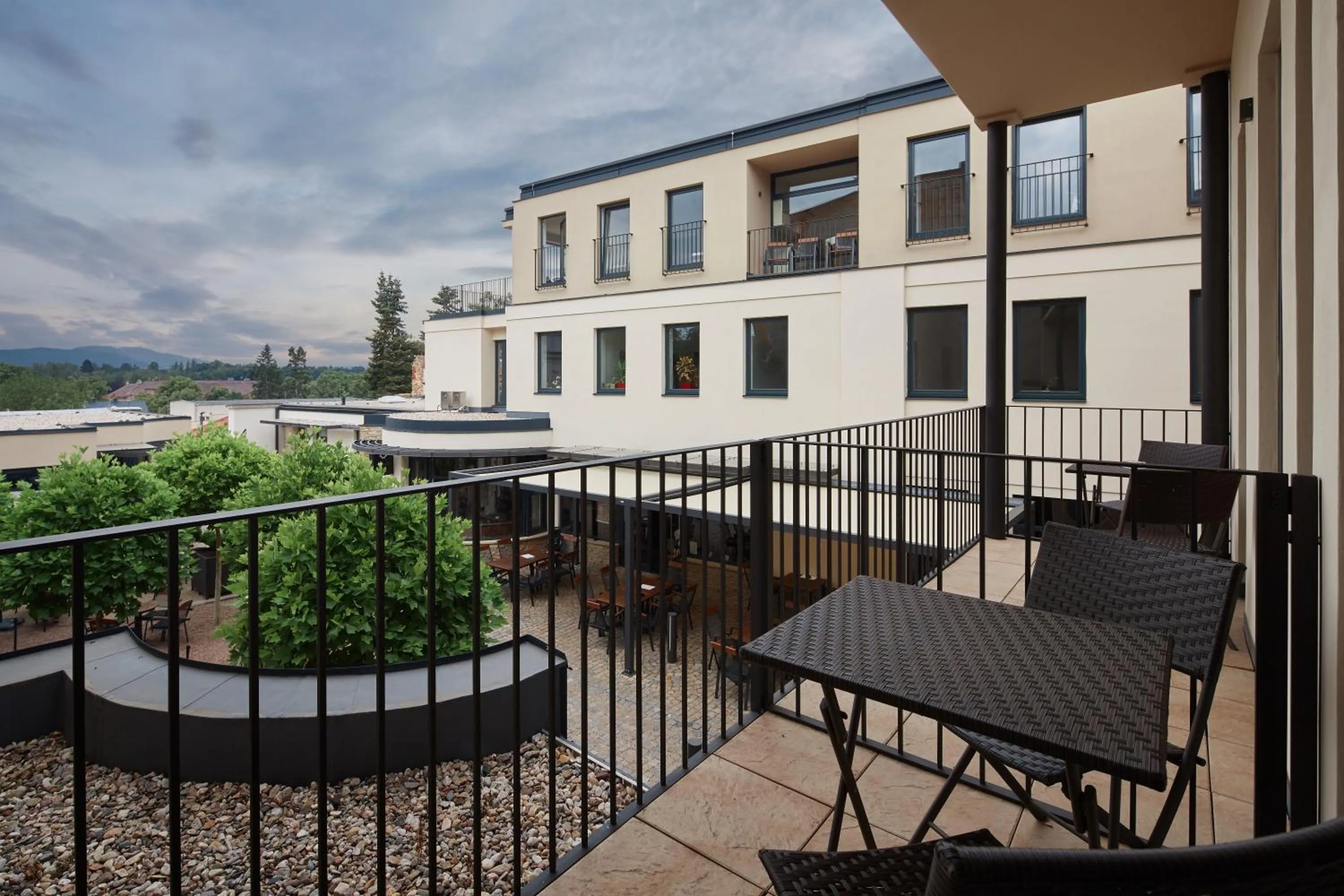 Balcony/Terrace in Penzion Na Náměstí