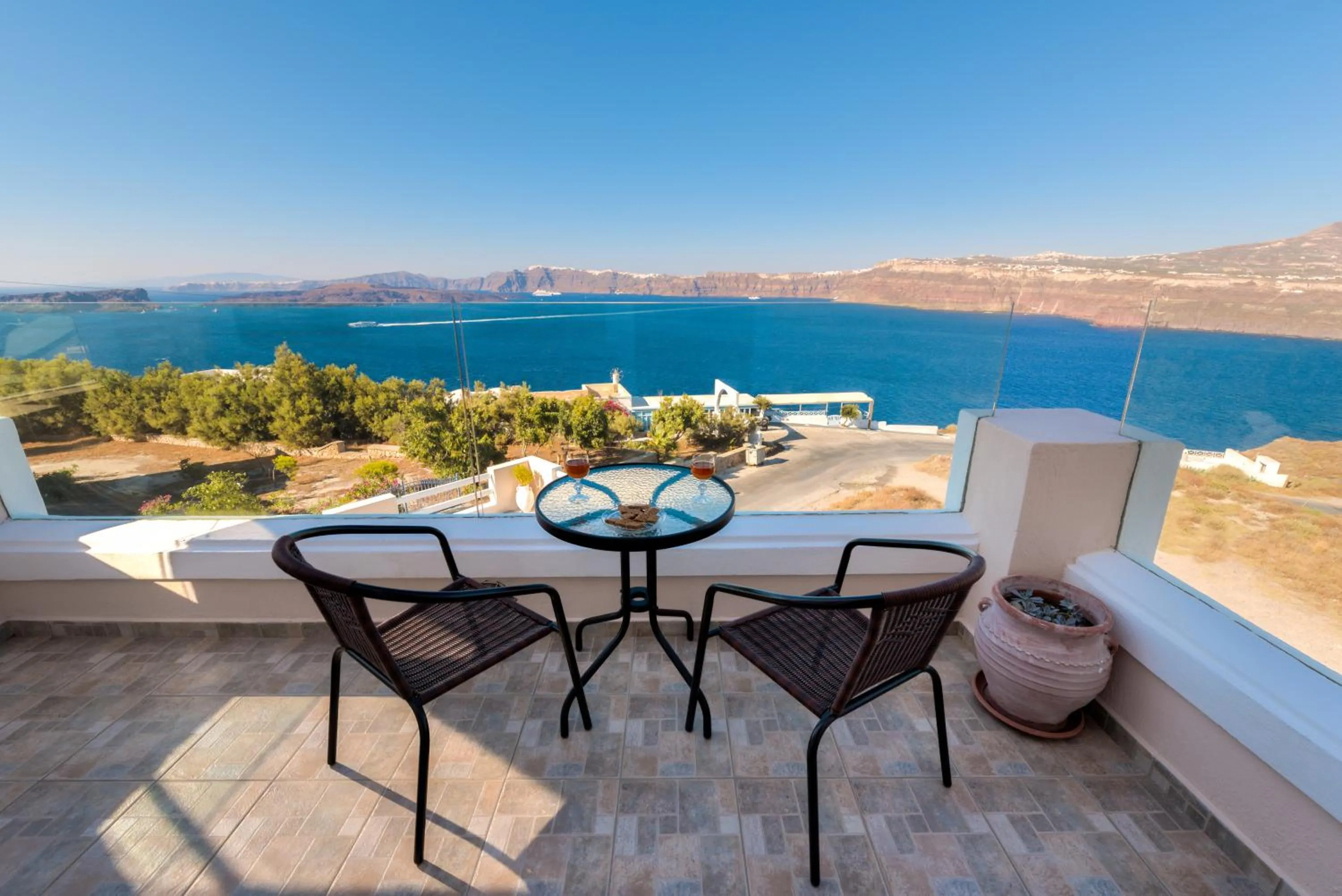 Balcony/Terrace in Akrotiri Apartments