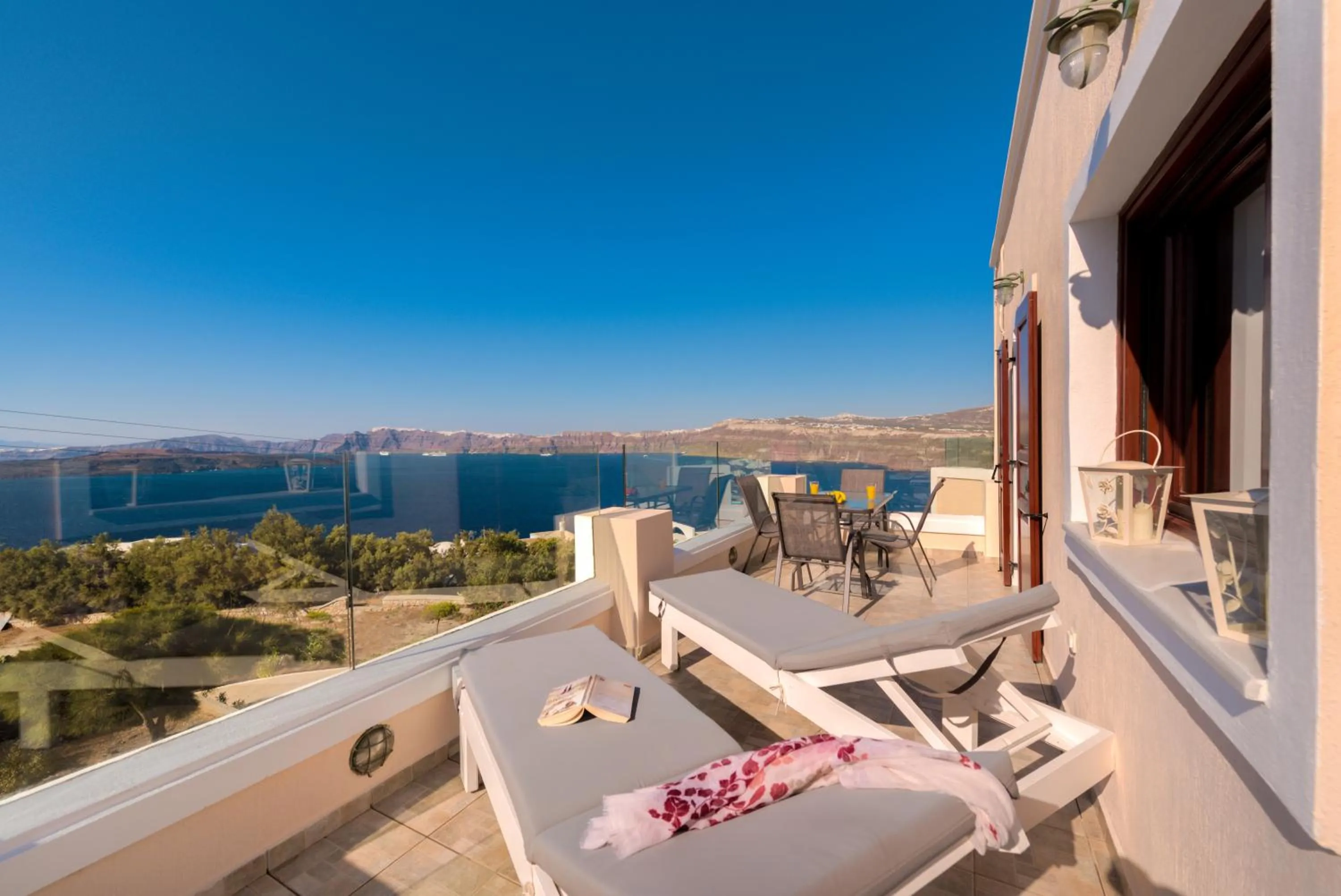 Balcony/Terrace in Akrotiri Apartments