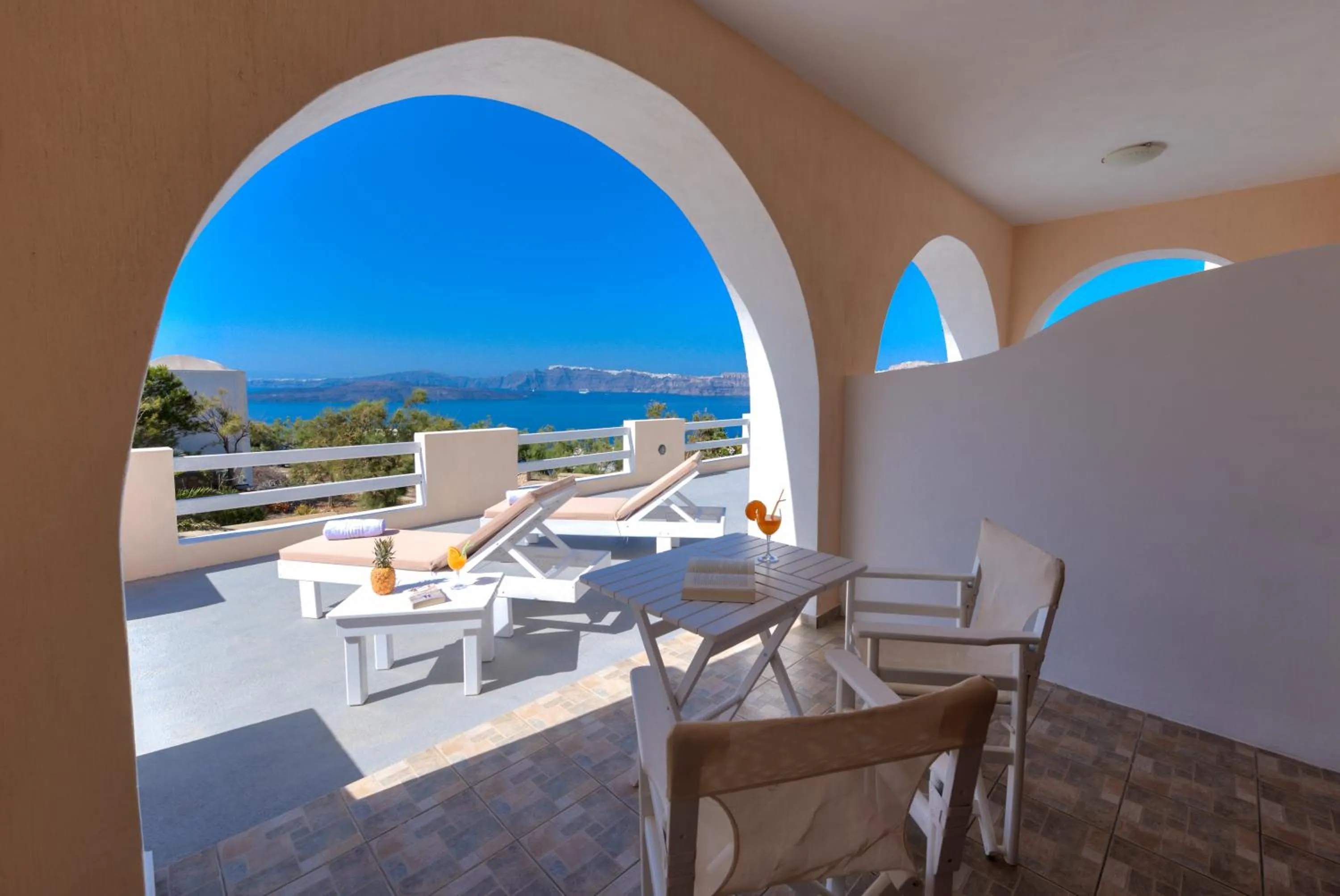 Balcony/Terrace in Akrotiri Apartments