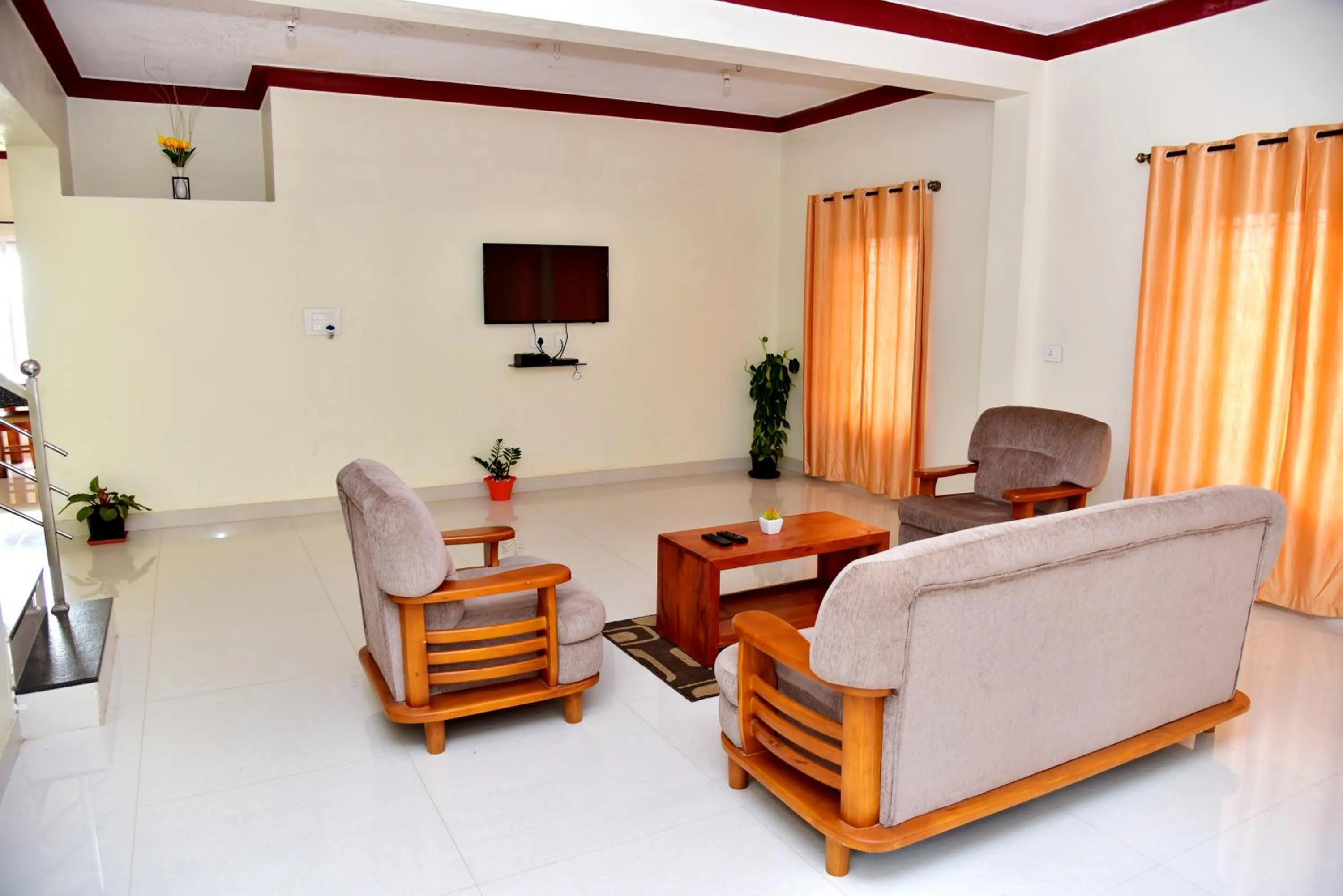 Living room in Holidayincoorg Orchid Villa