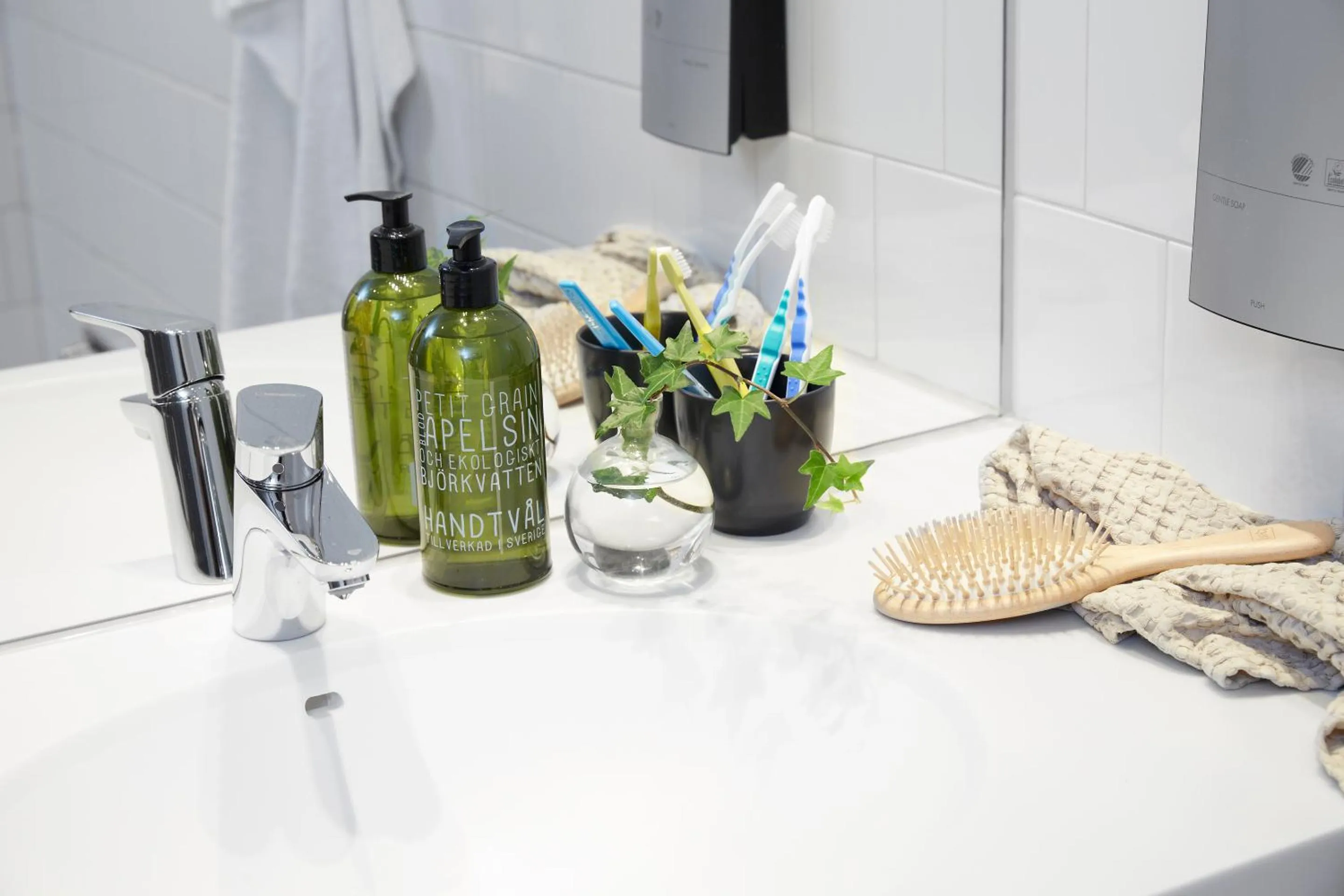 Bathroom in Forenom Hotels & Apartments Kista