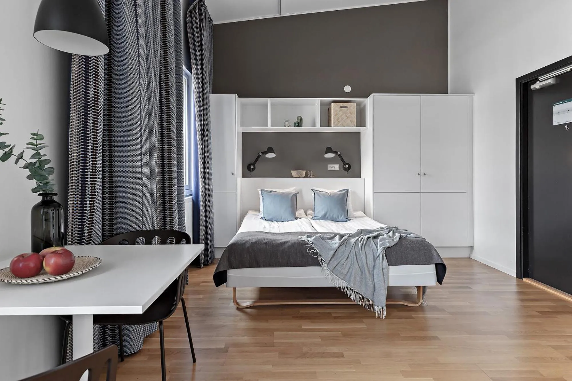 Bed in Forenom Hotels & Apartments Kista