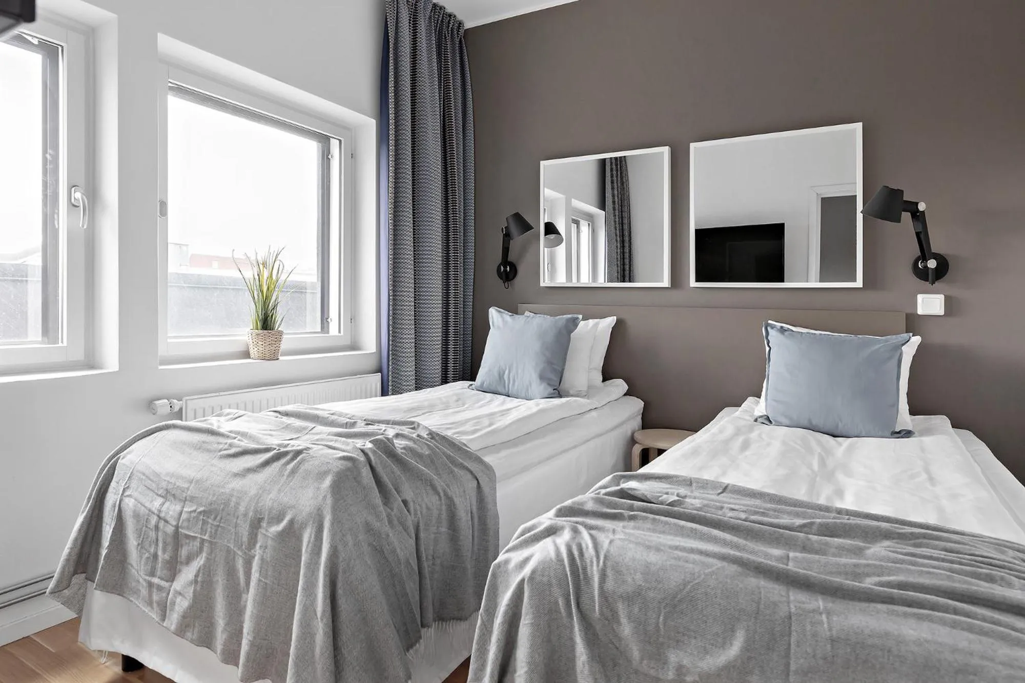 Bedroom, Bed in Forenom Hotels & Apartments Kista