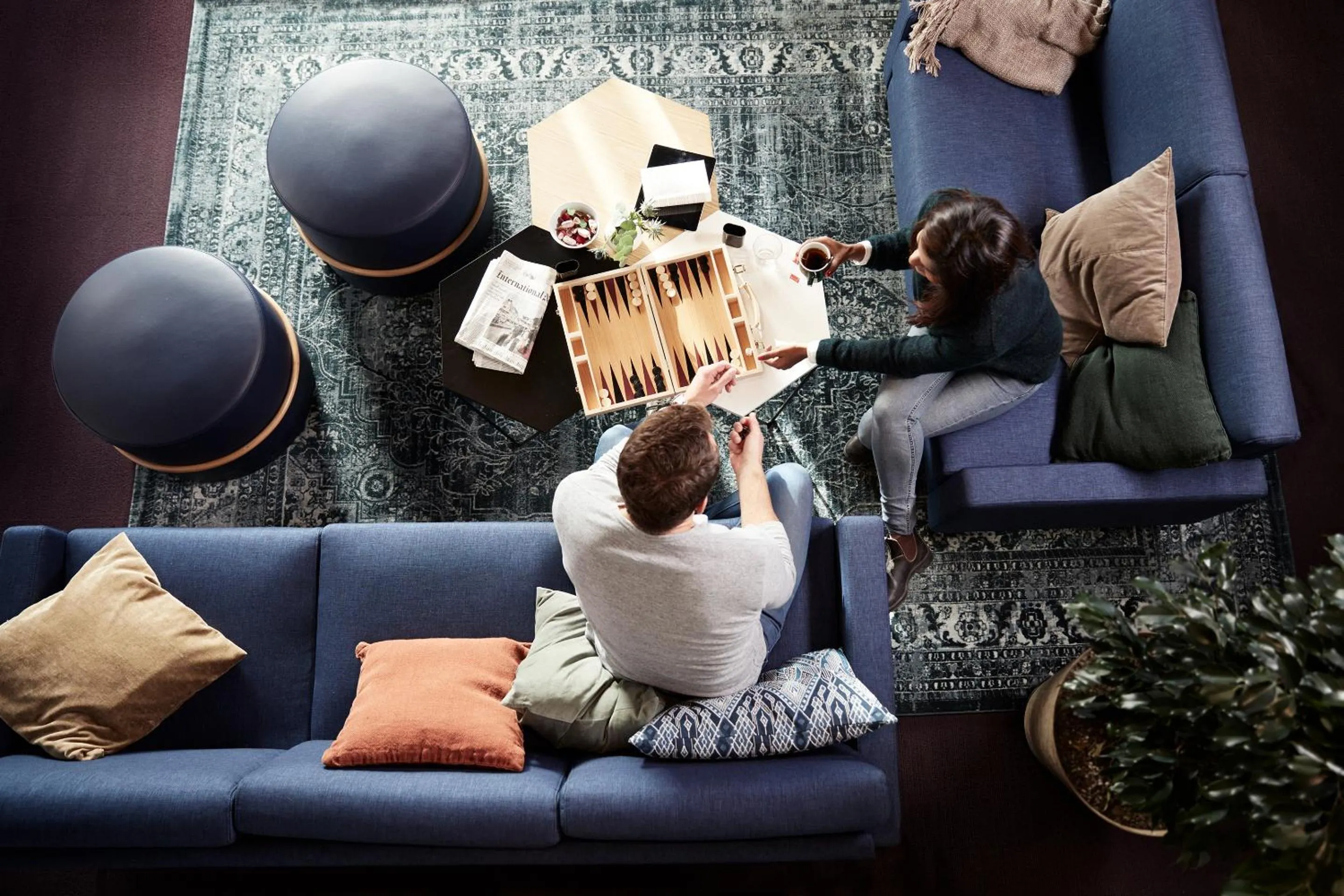 Communal lounge/ TV room in Forenom Hotels & Apartments Kista