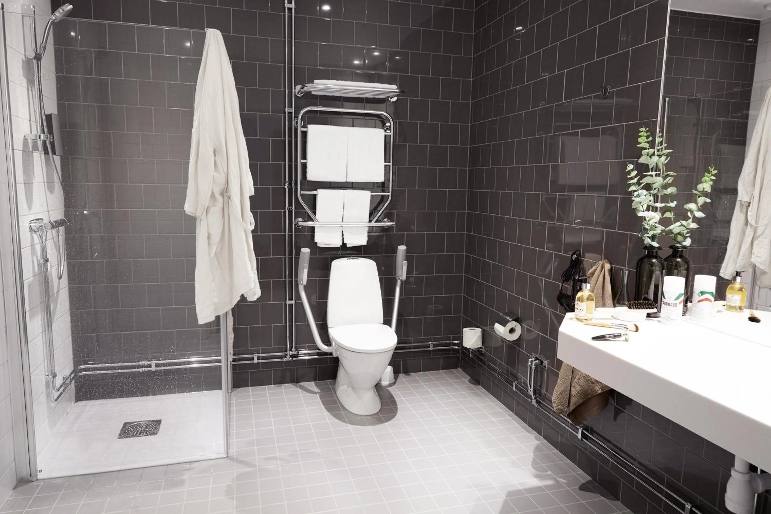 Bathroom in Forenom Hotels & Apartments Kista