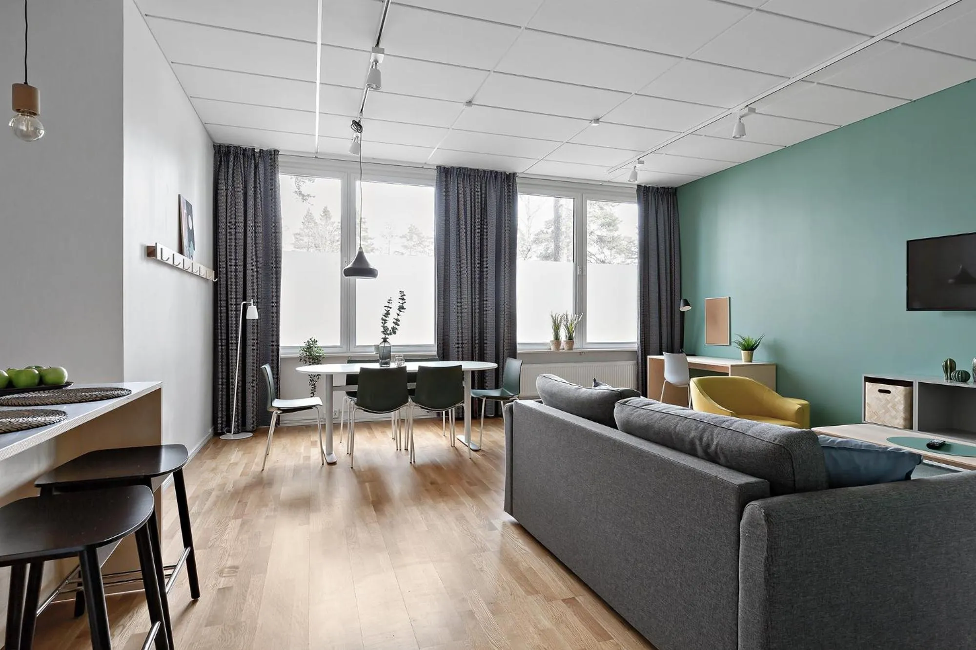 Seating area in Forenom Hotels & Apartments Kista