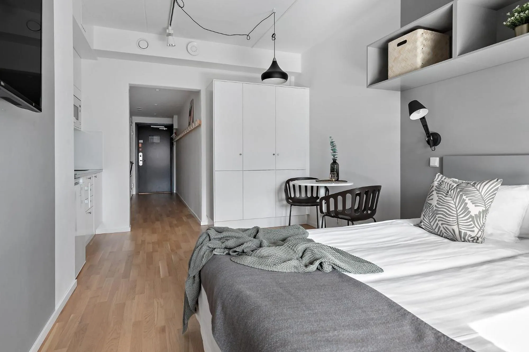 Bed in Forenom Hotels & Apartments Kista