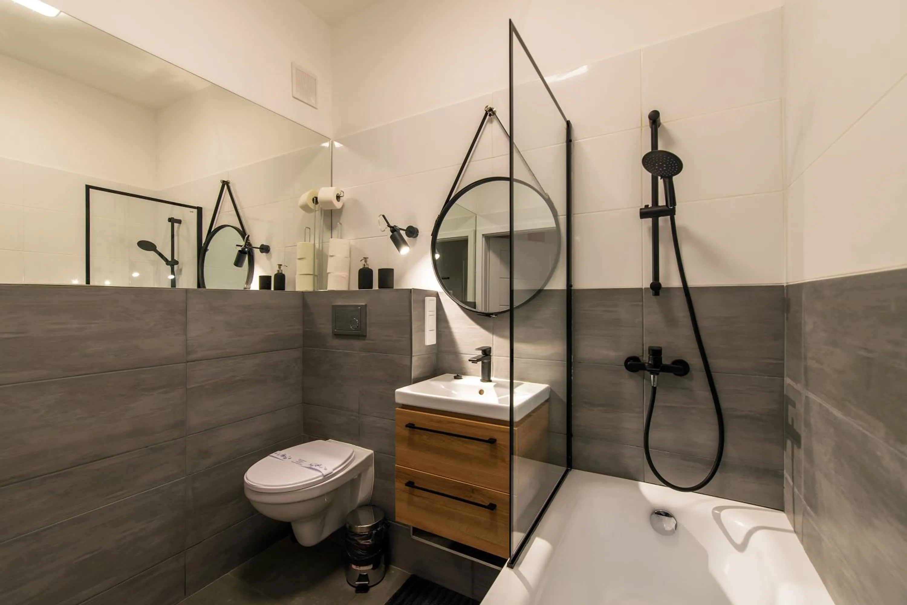 Bathroom in Galeria Italiana Apartments