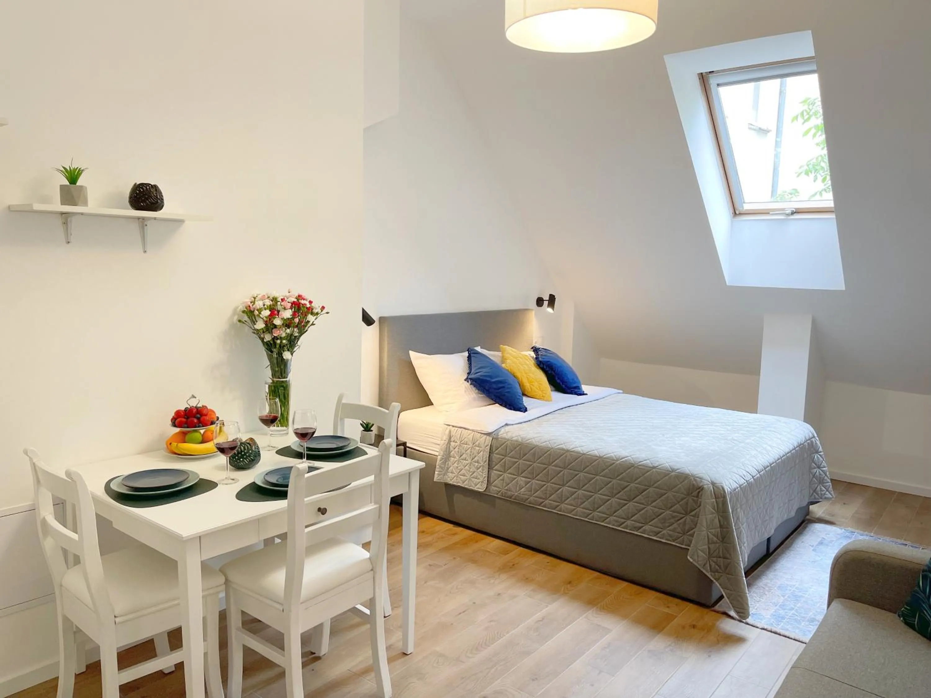 Bedroom, Bed in Galeria Italiana Apartments