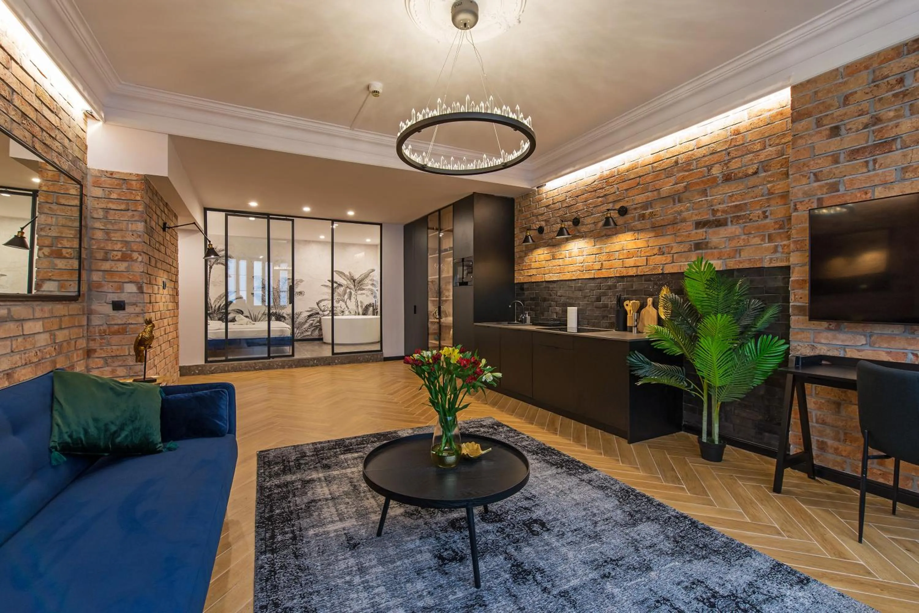 Living room in Galeria Italiana Apartments