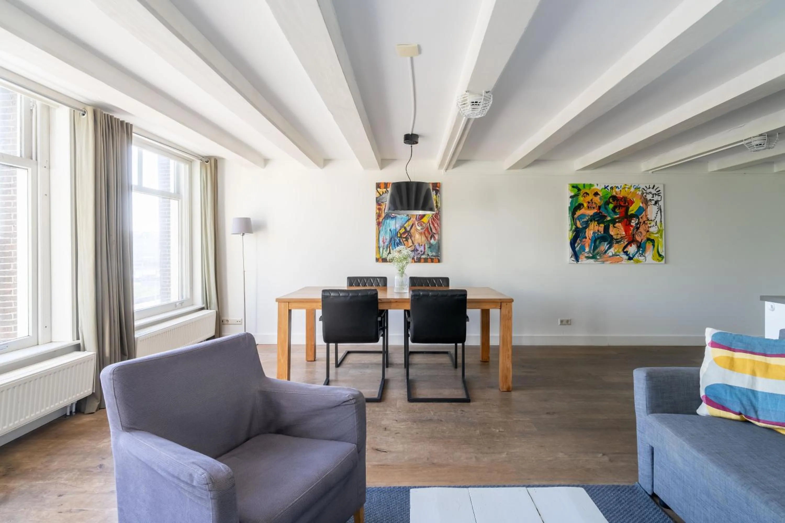 Dining area in Amsterdam Centre Harbour Apartments