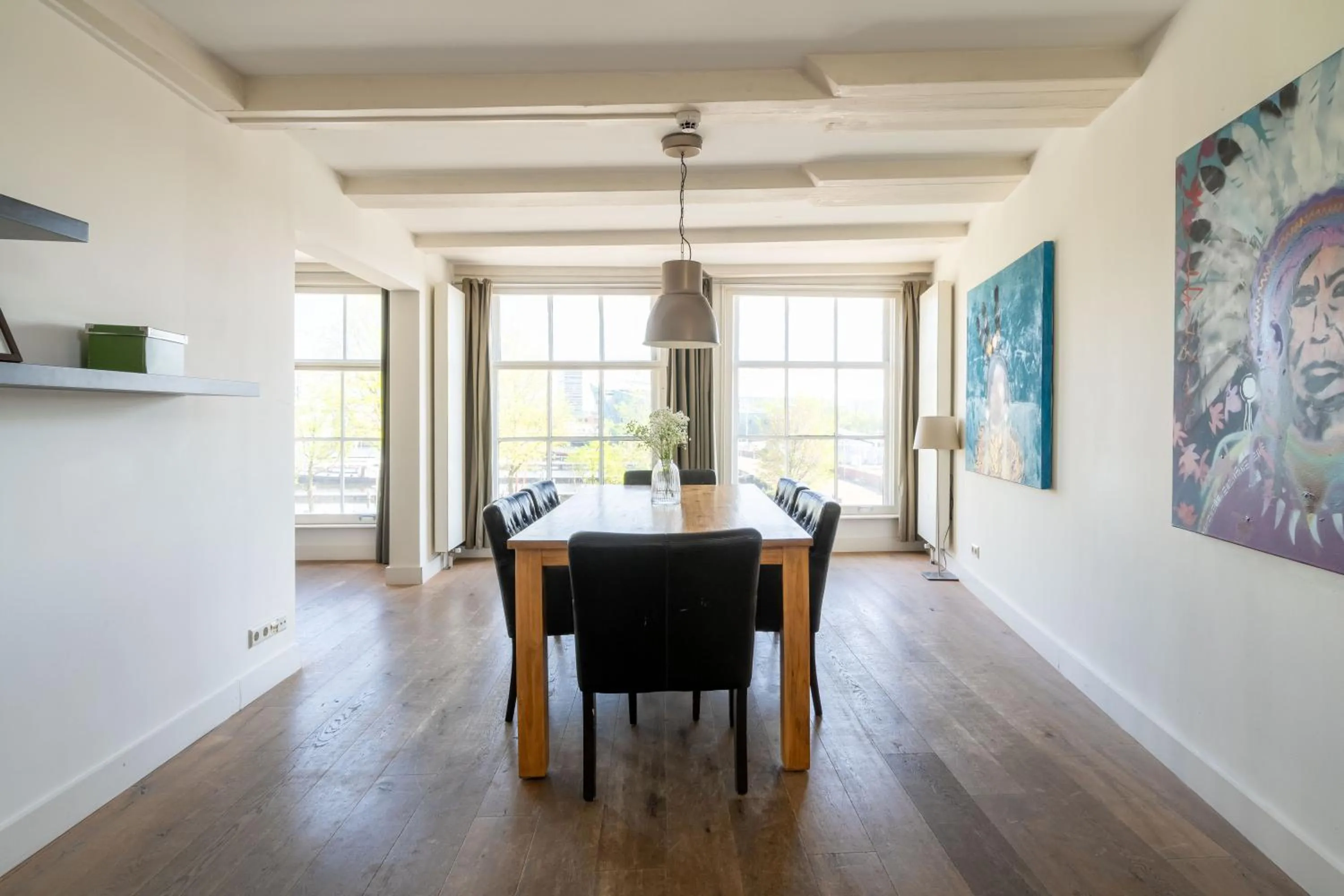 Dining area in Amsterdam Centre Harbour Apartments