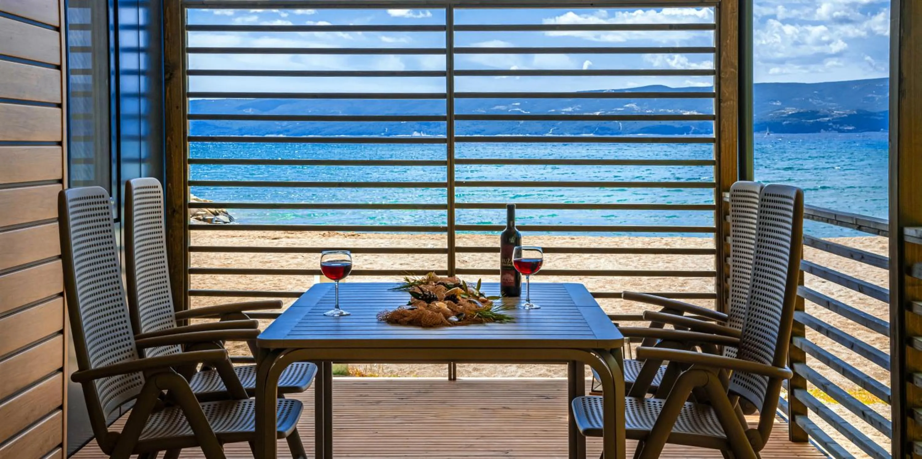 Balcony/Terrace in Camping Almissa