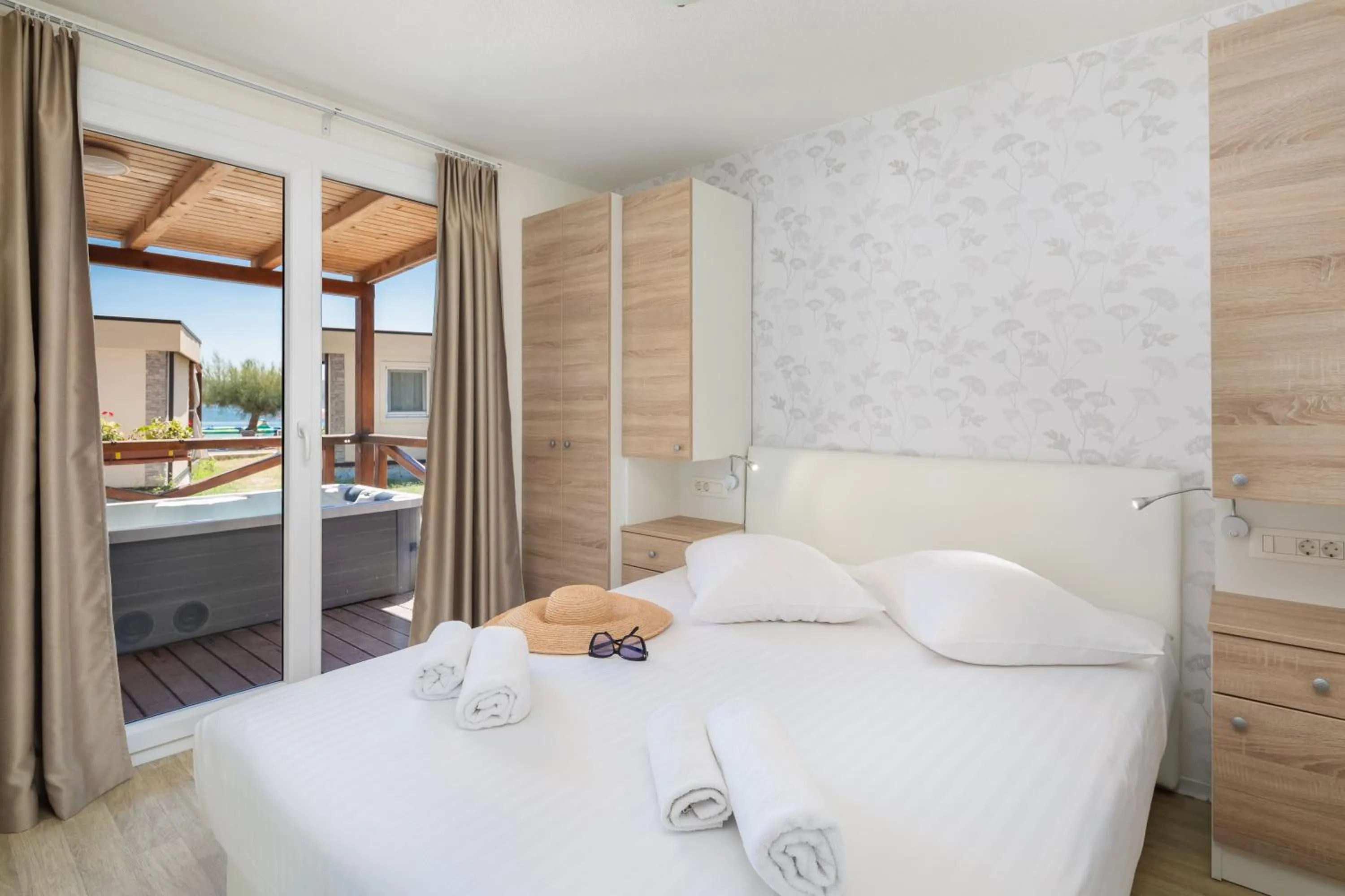 Bedroom, Bed in Camping Almissa