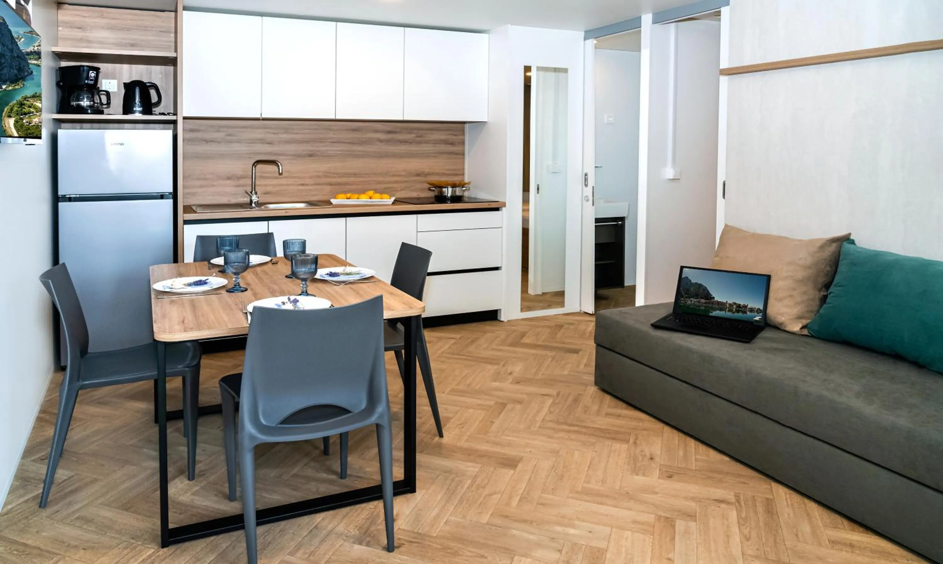 Living room in Camping Almissa