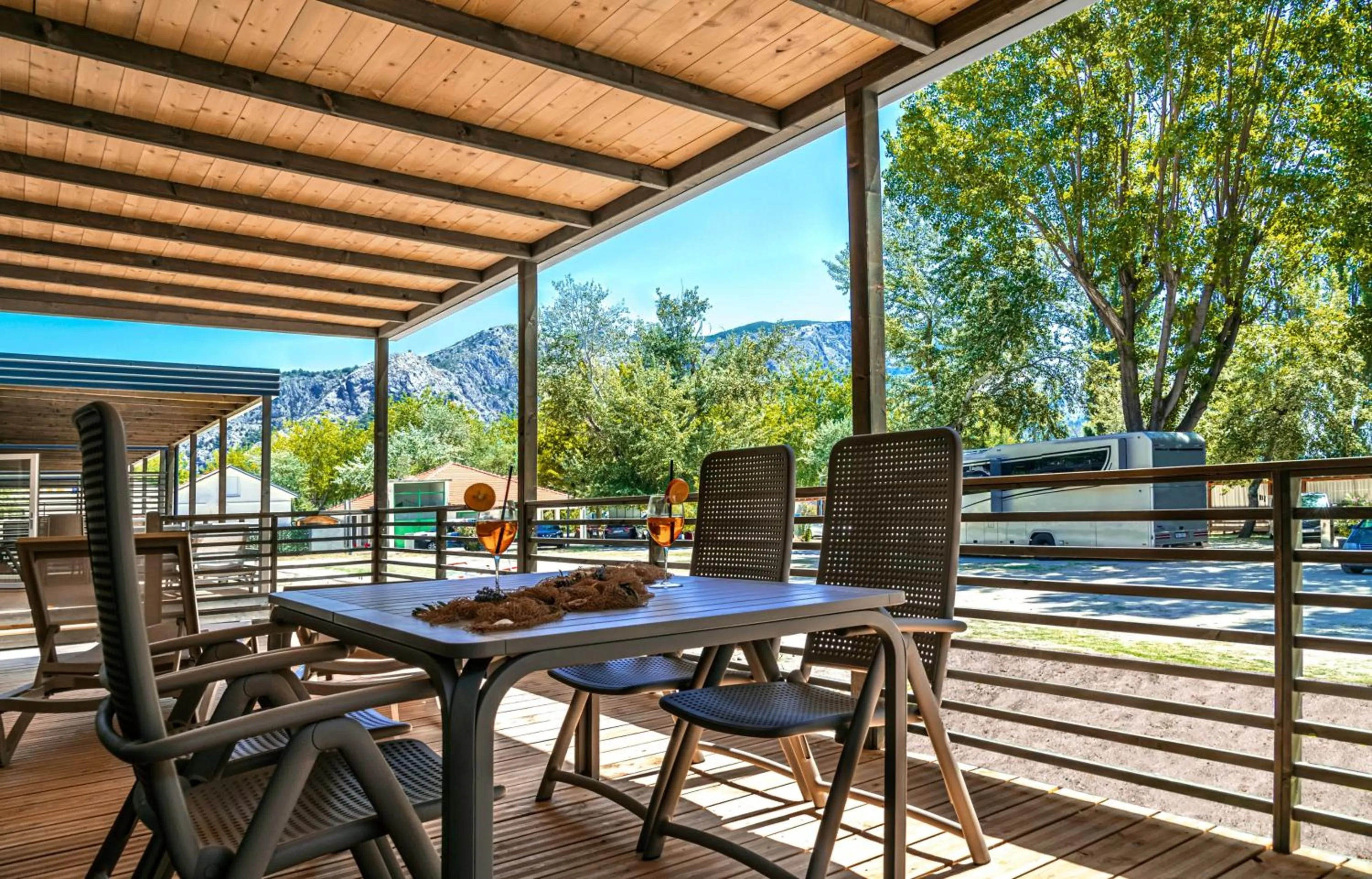 Balcony/Terrace in Camping Almissa