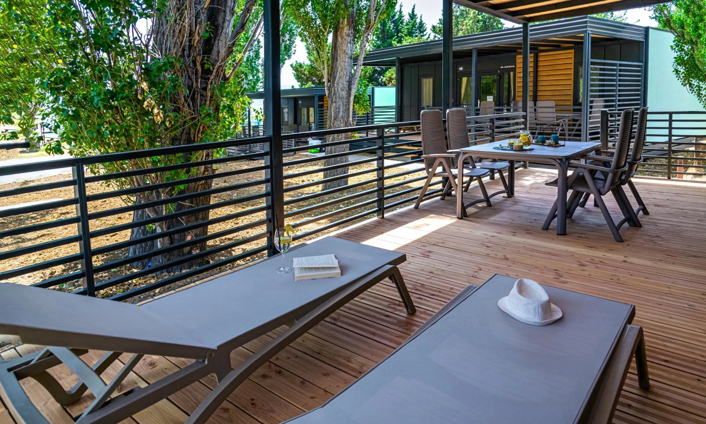 Balcony/Terrace in Camping Almissa