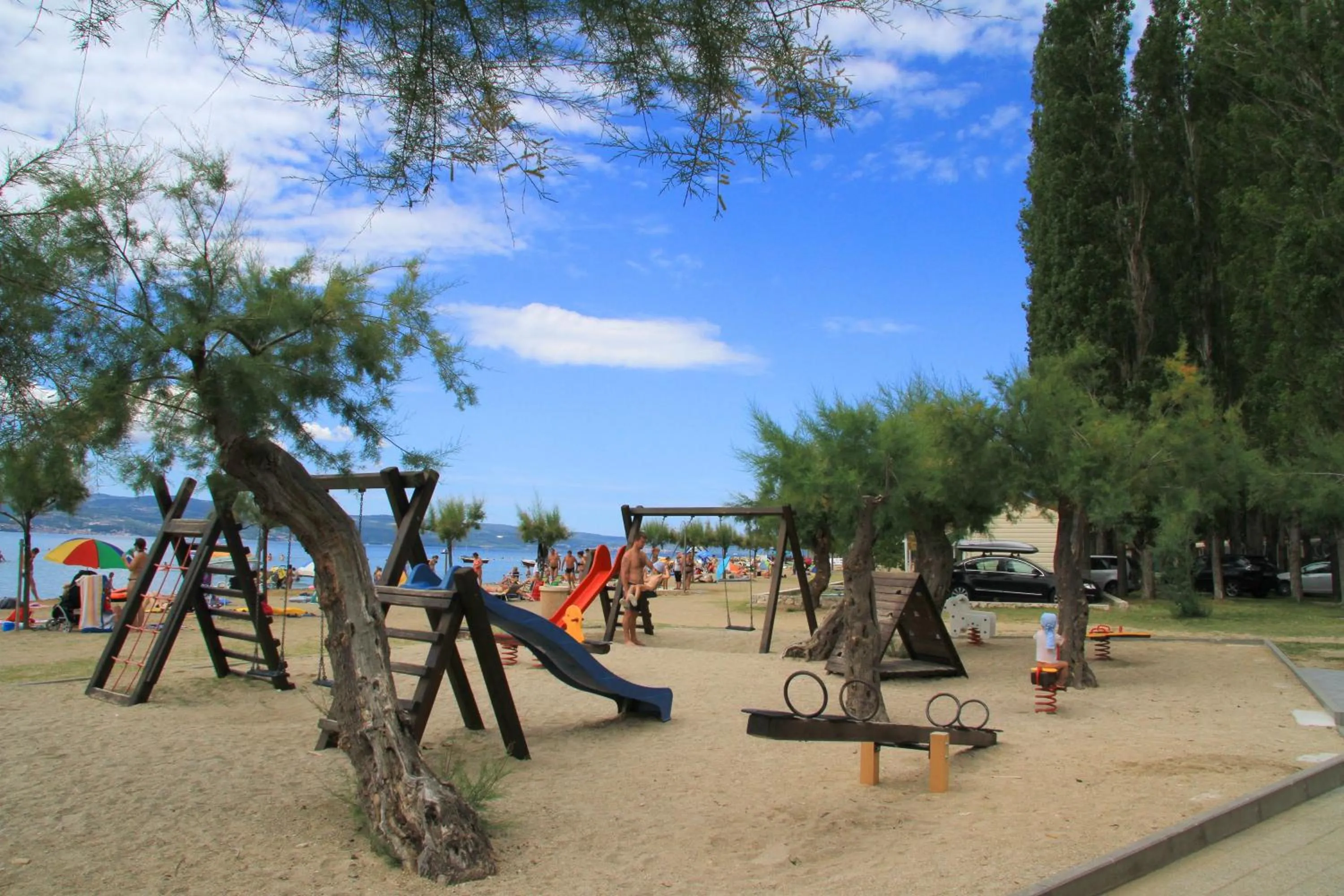 Children play ground in Camping Almissa