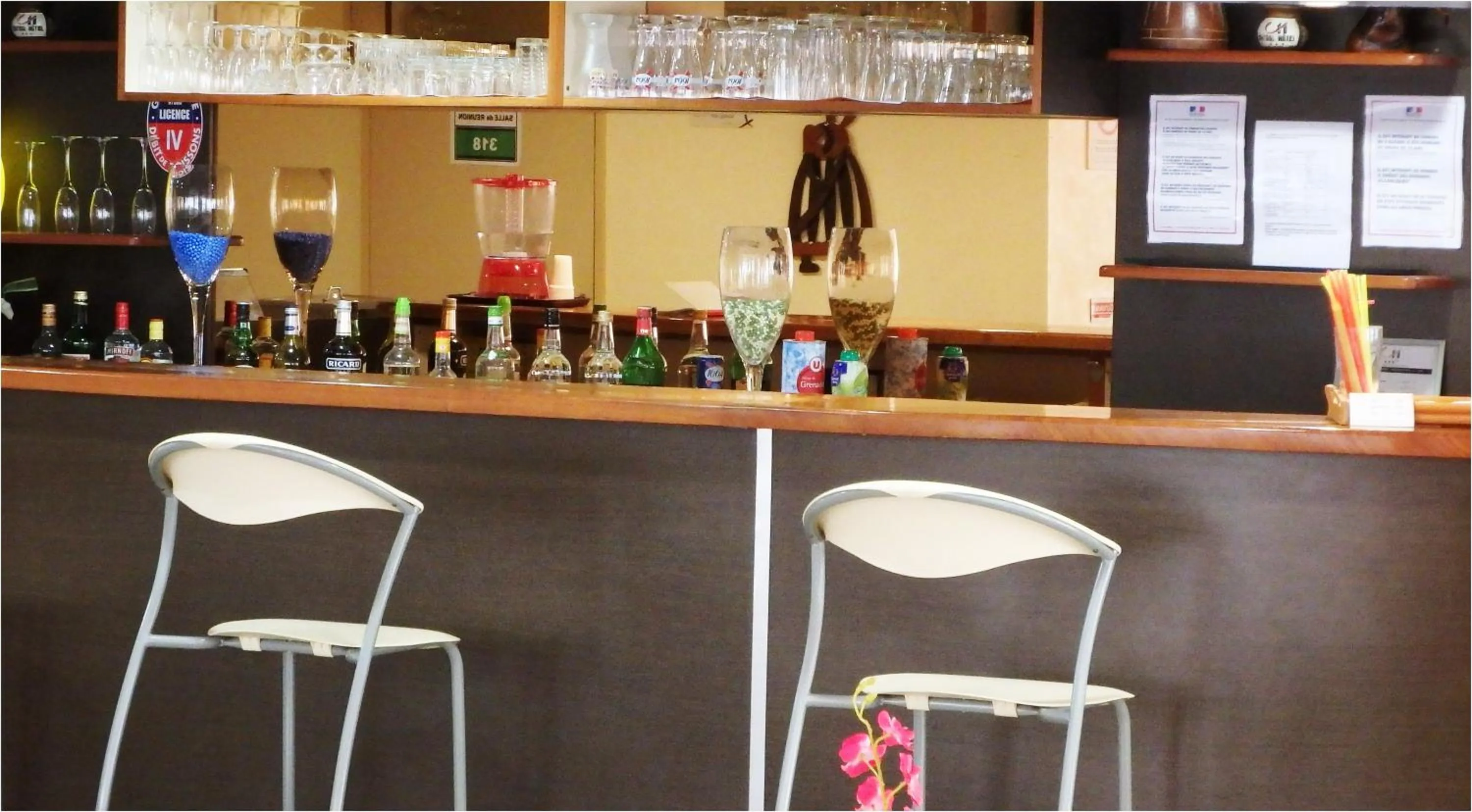 Lounge or bar in Central Hotel Cayenne