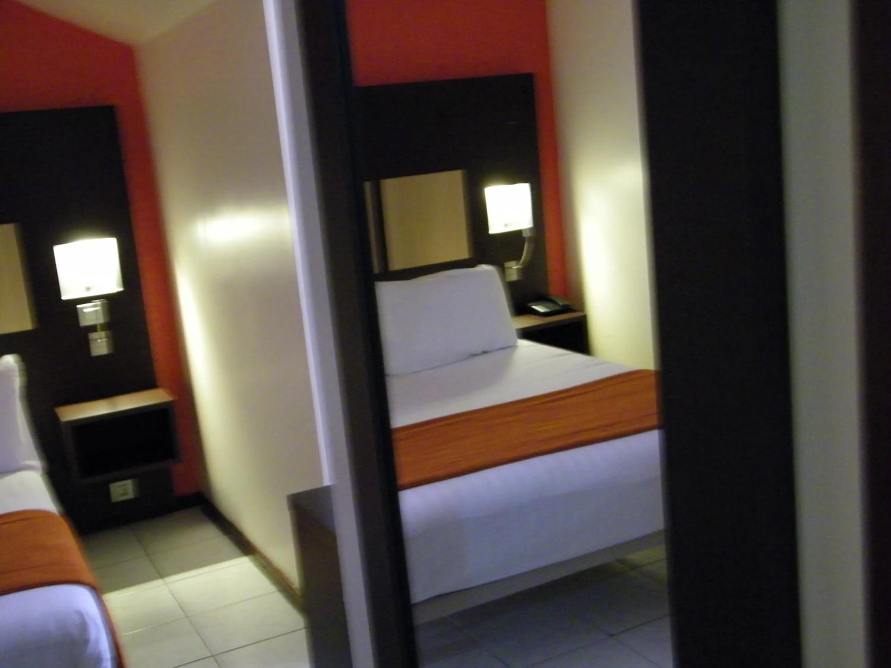 Bedroom, Bed in Central Hotel Cayenne