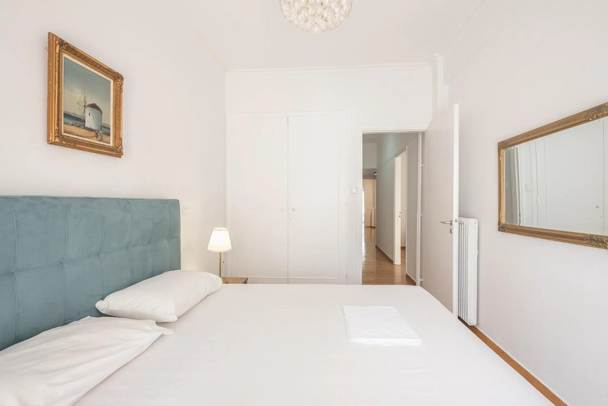 Bed in Victoria Secret Apartments